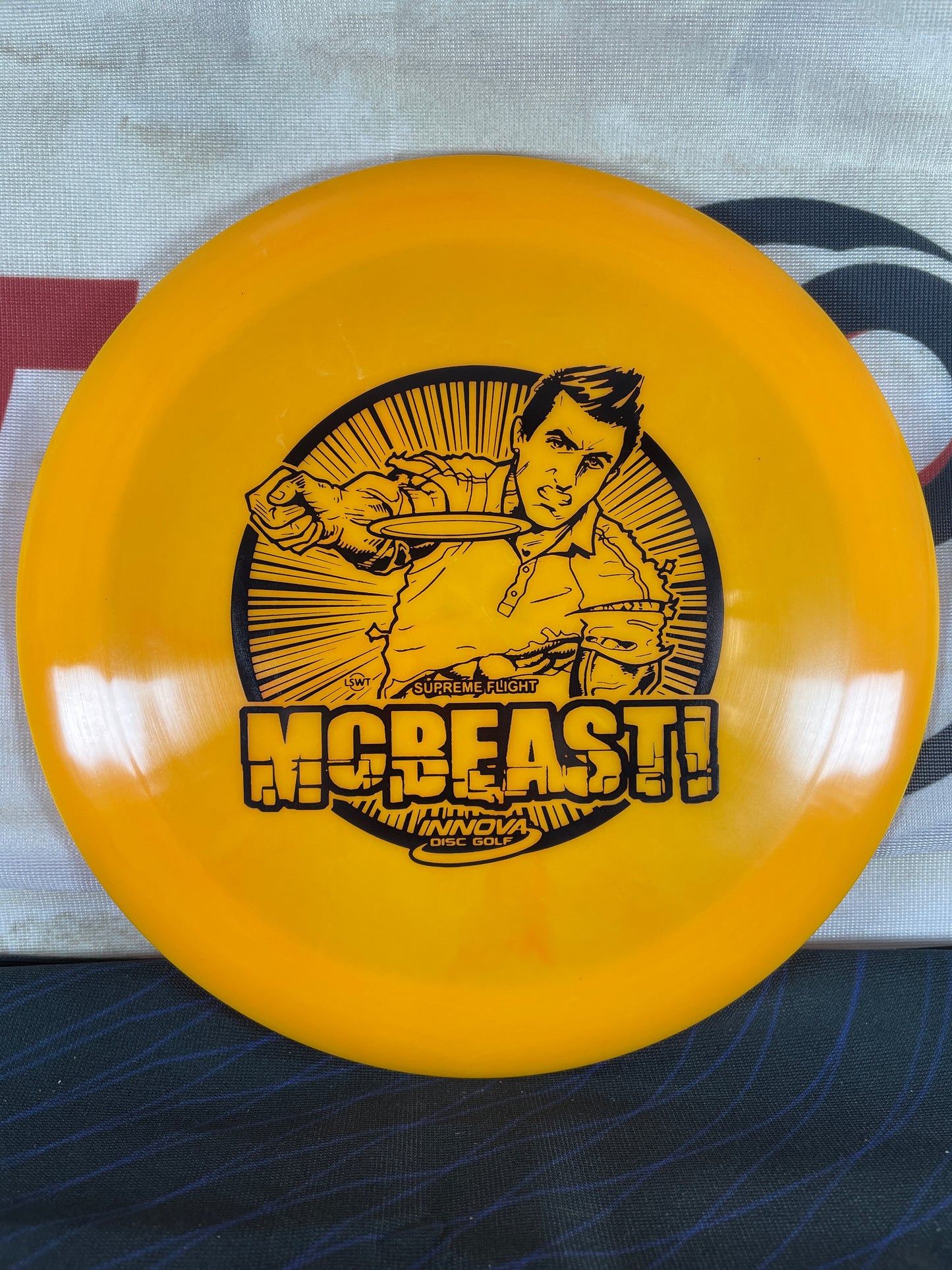 Innova Destroyer Star Orange 175g McBeast Stamp Distance Driver