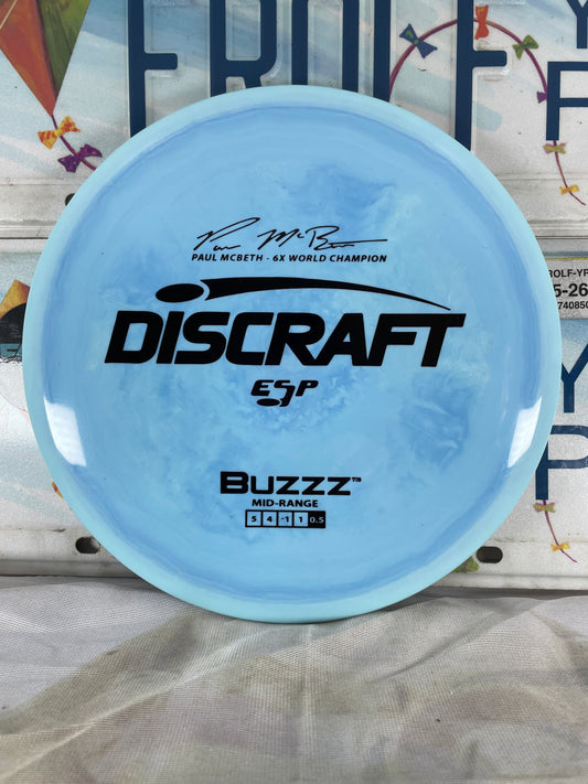 Discraft Buzzz McBeth ESP Blue 180g Midrange