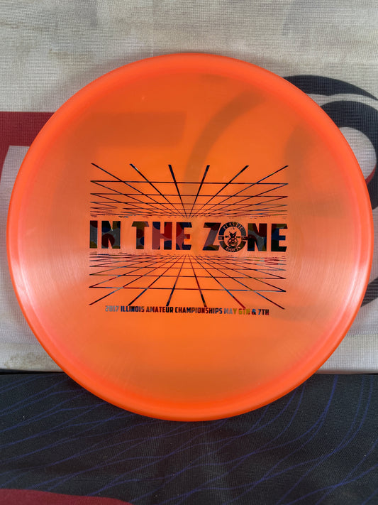 Discraft Zone Z Line Orange 174g 2017 Illinois AM Championships Putter