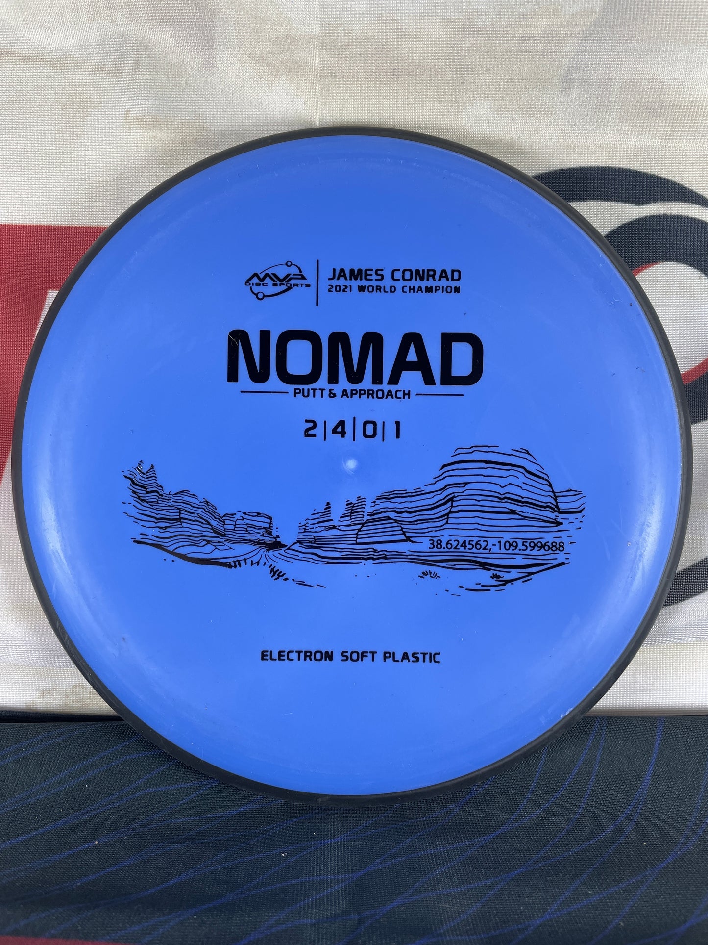 MVP Nomad Electron Soft Blue 167g Putter