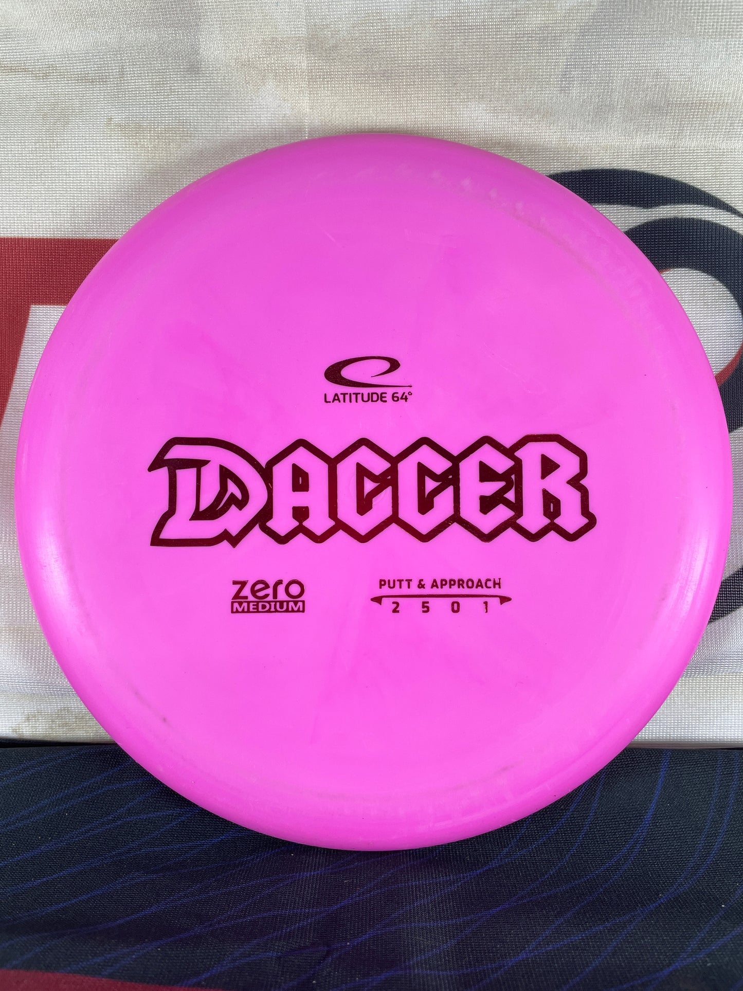 Latitude 64 Dagger Zero Medium Pink 173g Putter