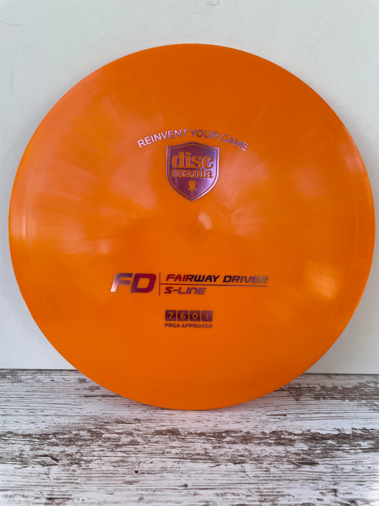 Discmania FD S-Line 175g Orange w/ Purple Foil Fairway Driver