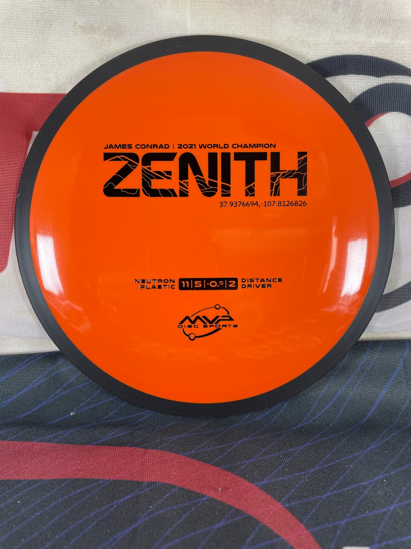 MVP Zenith Neutron Orange 168g Distance Driver