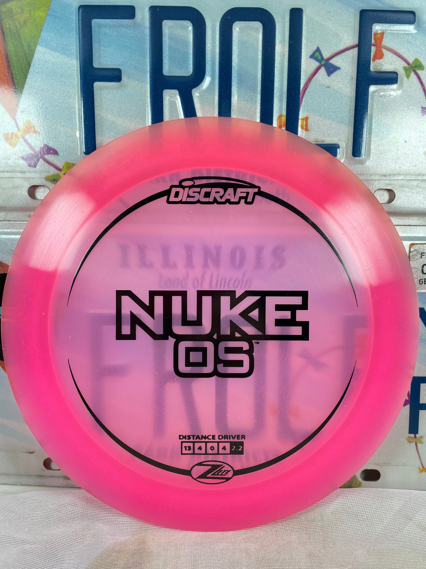 Discraft Nuke OS Z Lite Pink 163g Distance Driver