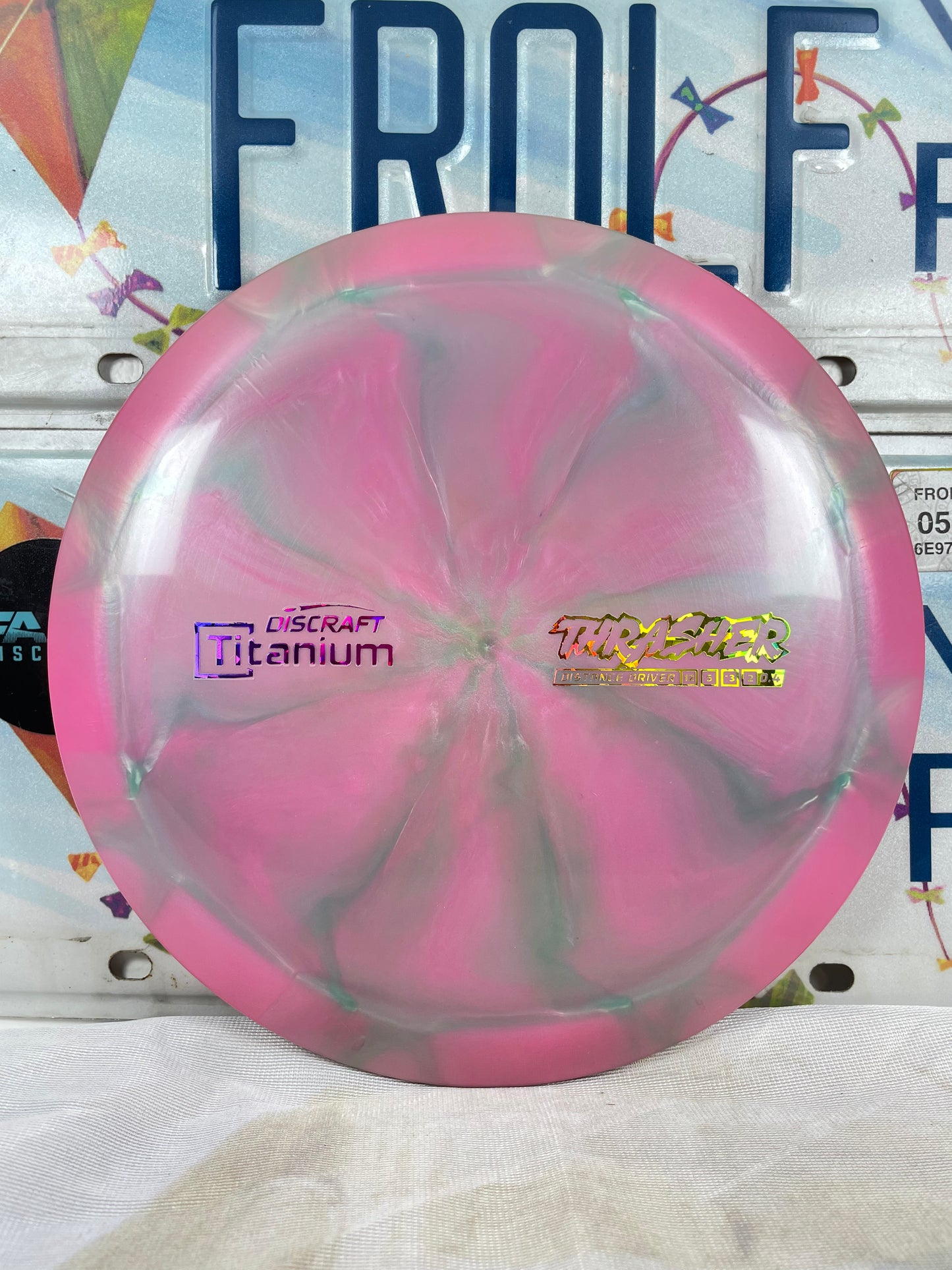 Discraft Thrasher Titanium Pink 180g Distance Driver