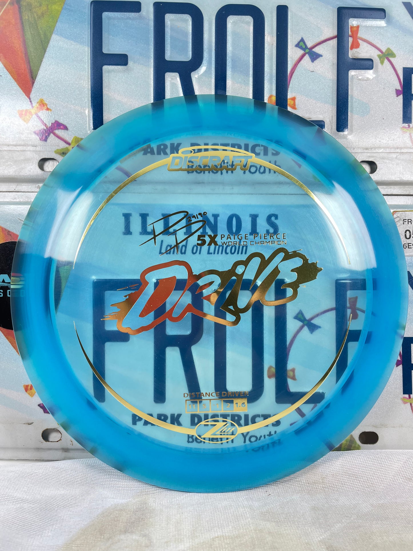 Discraft Drive Z Lite Blue 162g Distance Driver