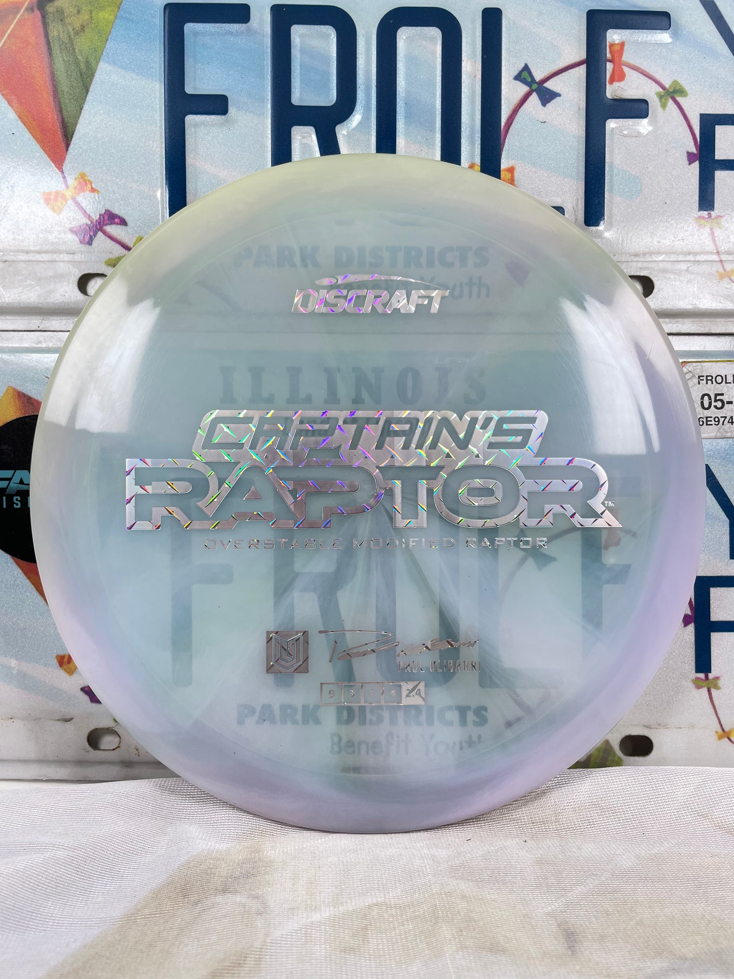Discraft Captain's Raptor Special Z Blend Clear 174g Distance Driver