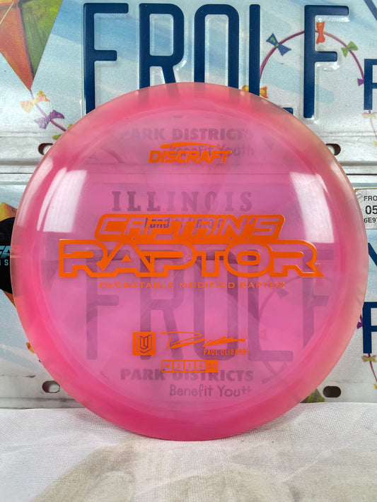 Discraft Captain's Raptor Special Z Blend Pink 175g Distance Driver