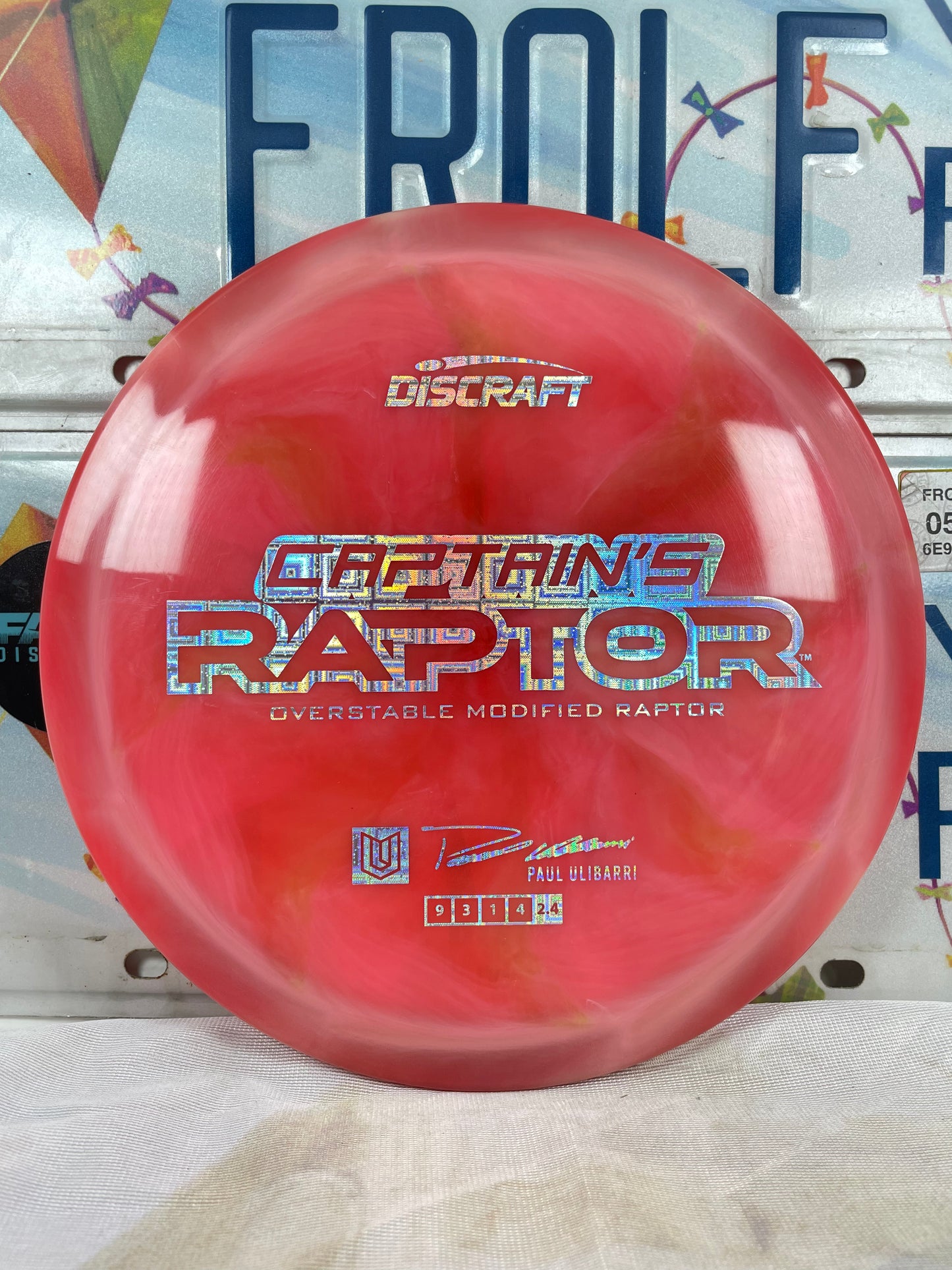Discraft Captain's Raptor Special Z Blend Pink 176g Distance Driver