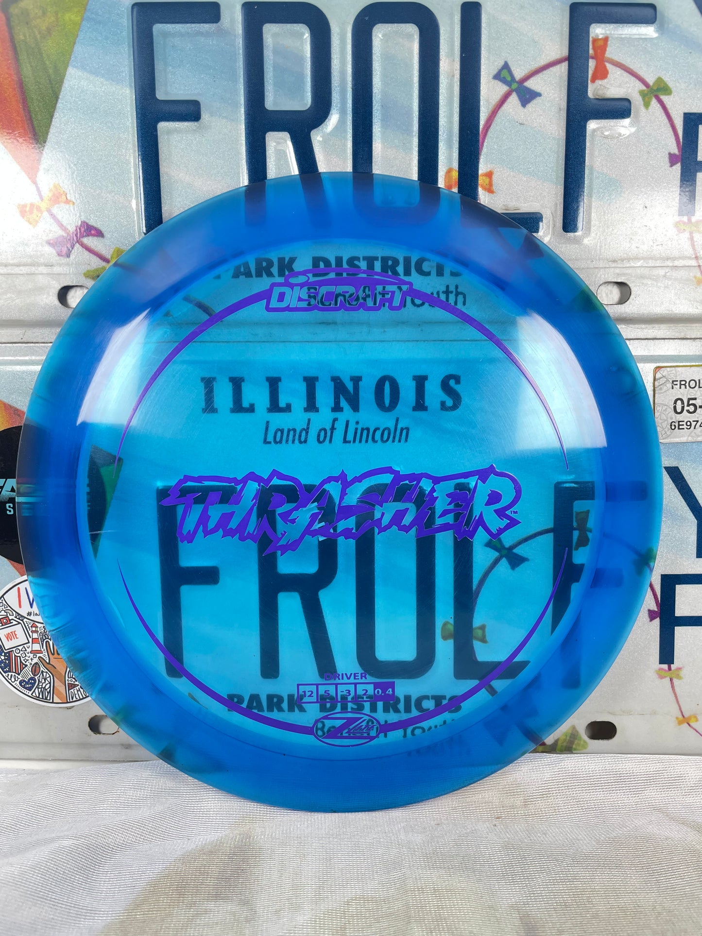 Discraft Thrasher Z Lite Blue 162g Distance Driver