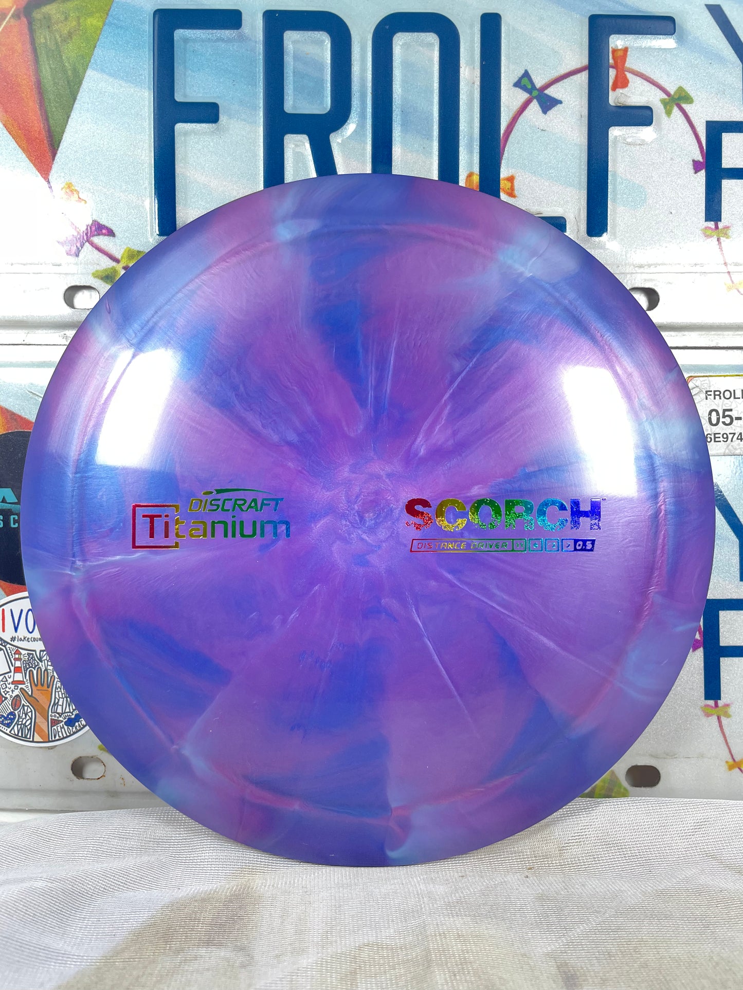 Discraft Scorch Titanium Purple 172g Distance Driver
