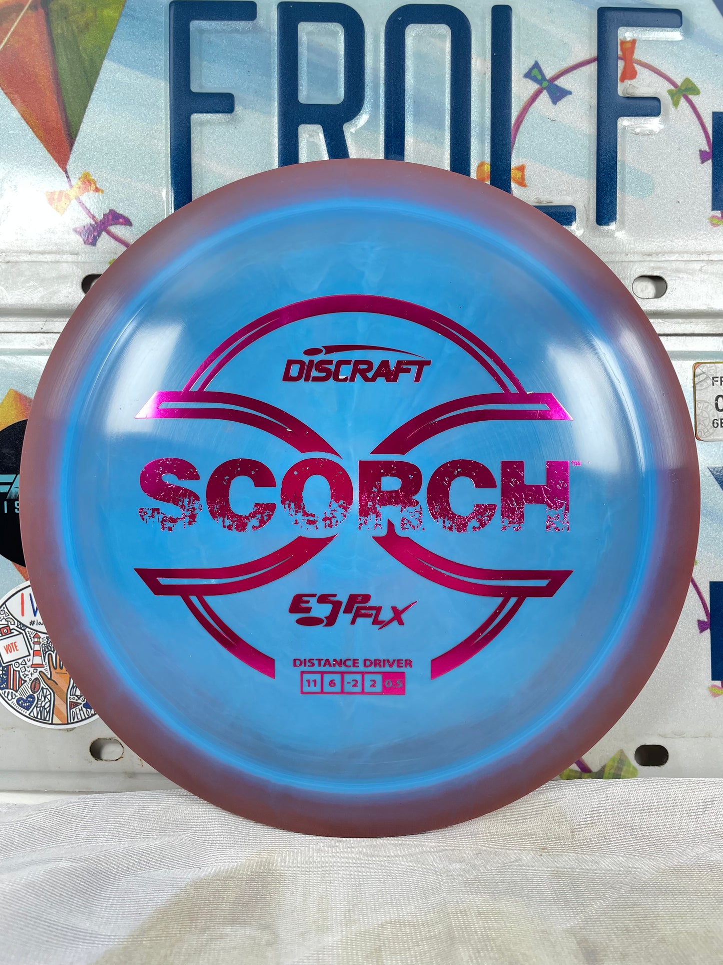 Discraft Scorch ESP FLX Blue 175g Distance Driver
