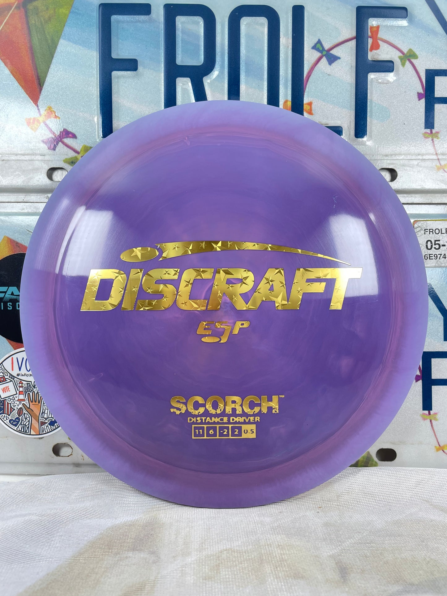 Discraft Scorch ESP Purple 174g Distance Driver