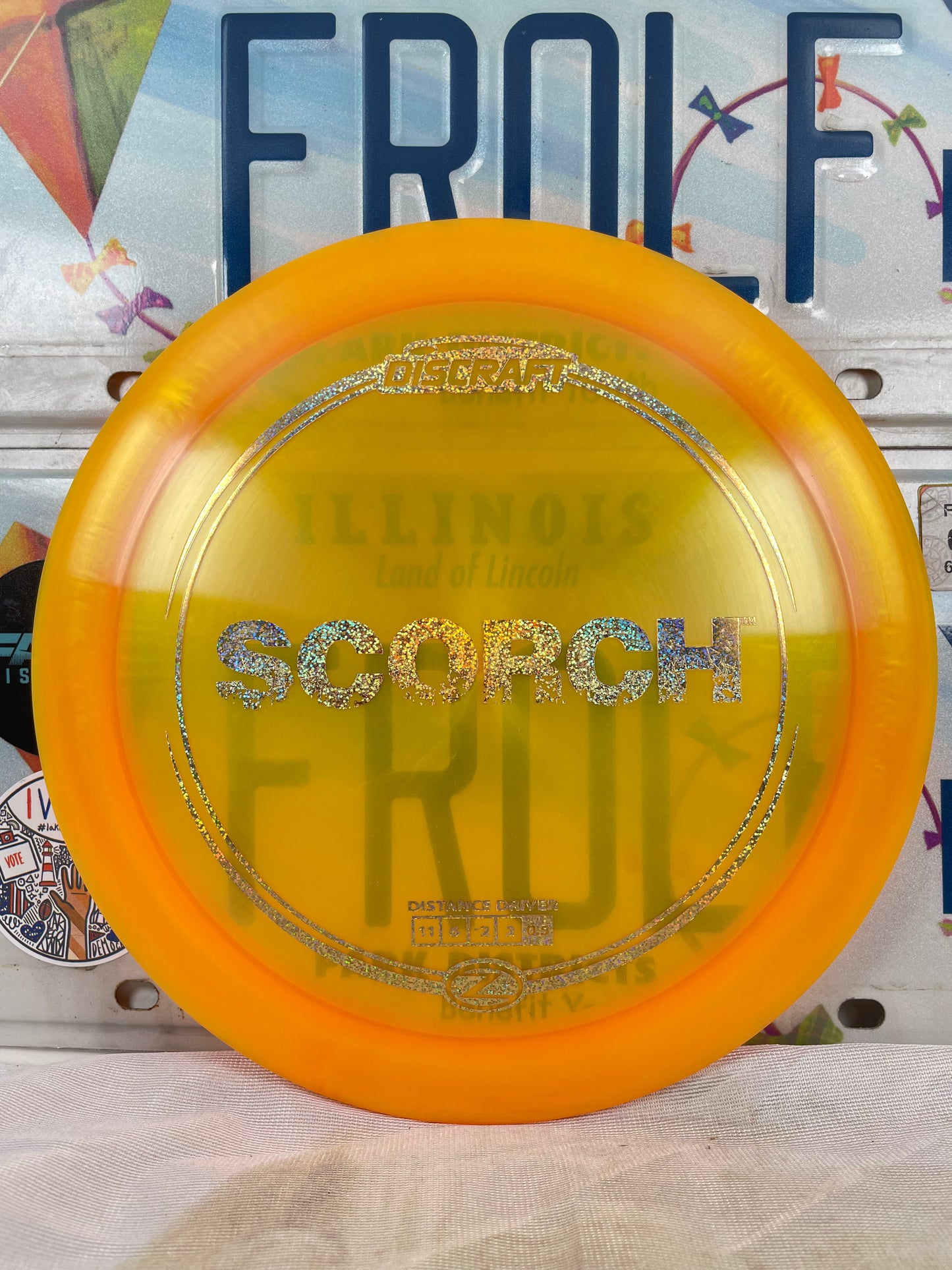 Discraft Scorch Z Line Orange 173g Distance Driver