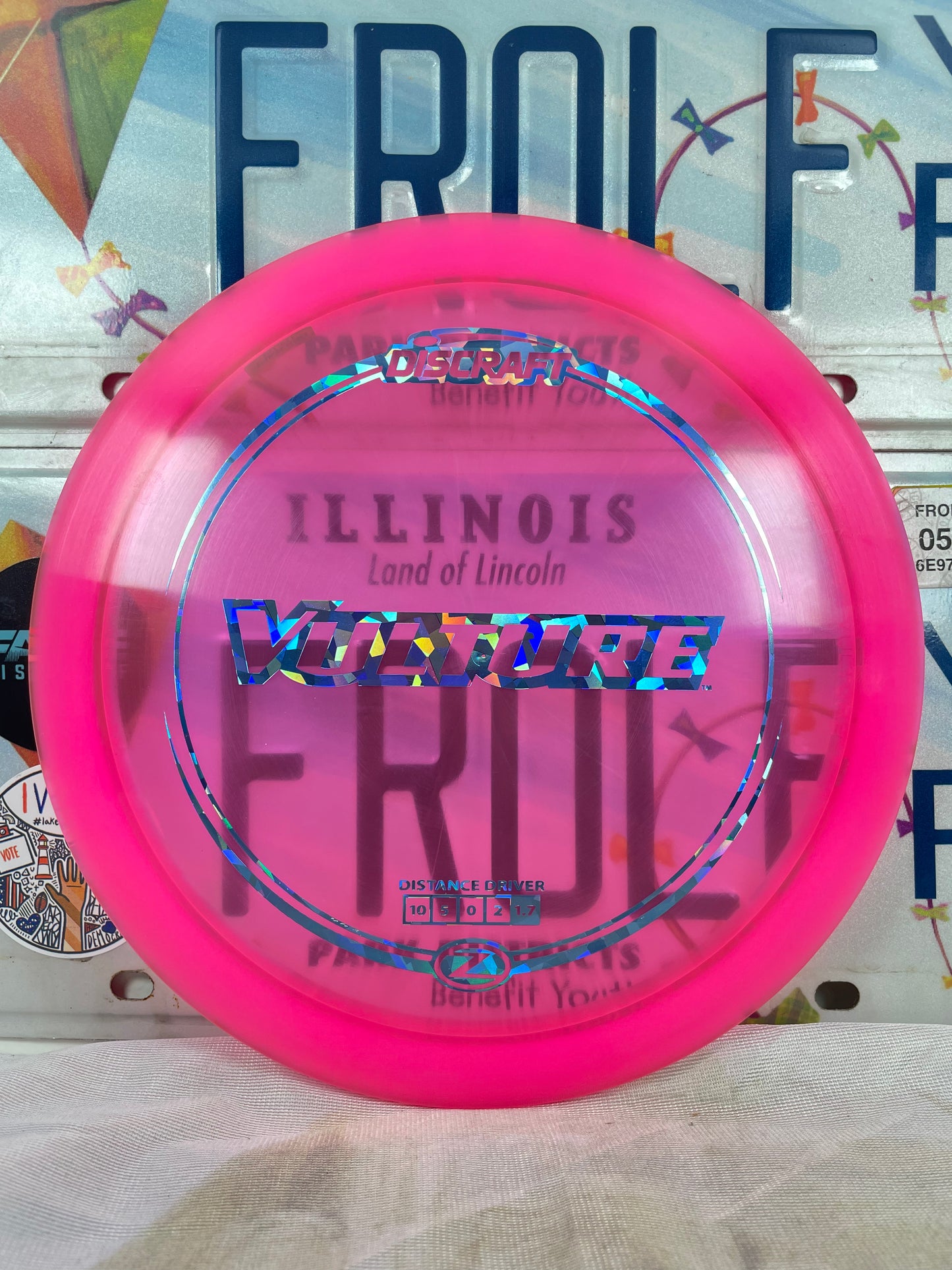 Discraft Vulture Z Line Pink 176g Distance Driver