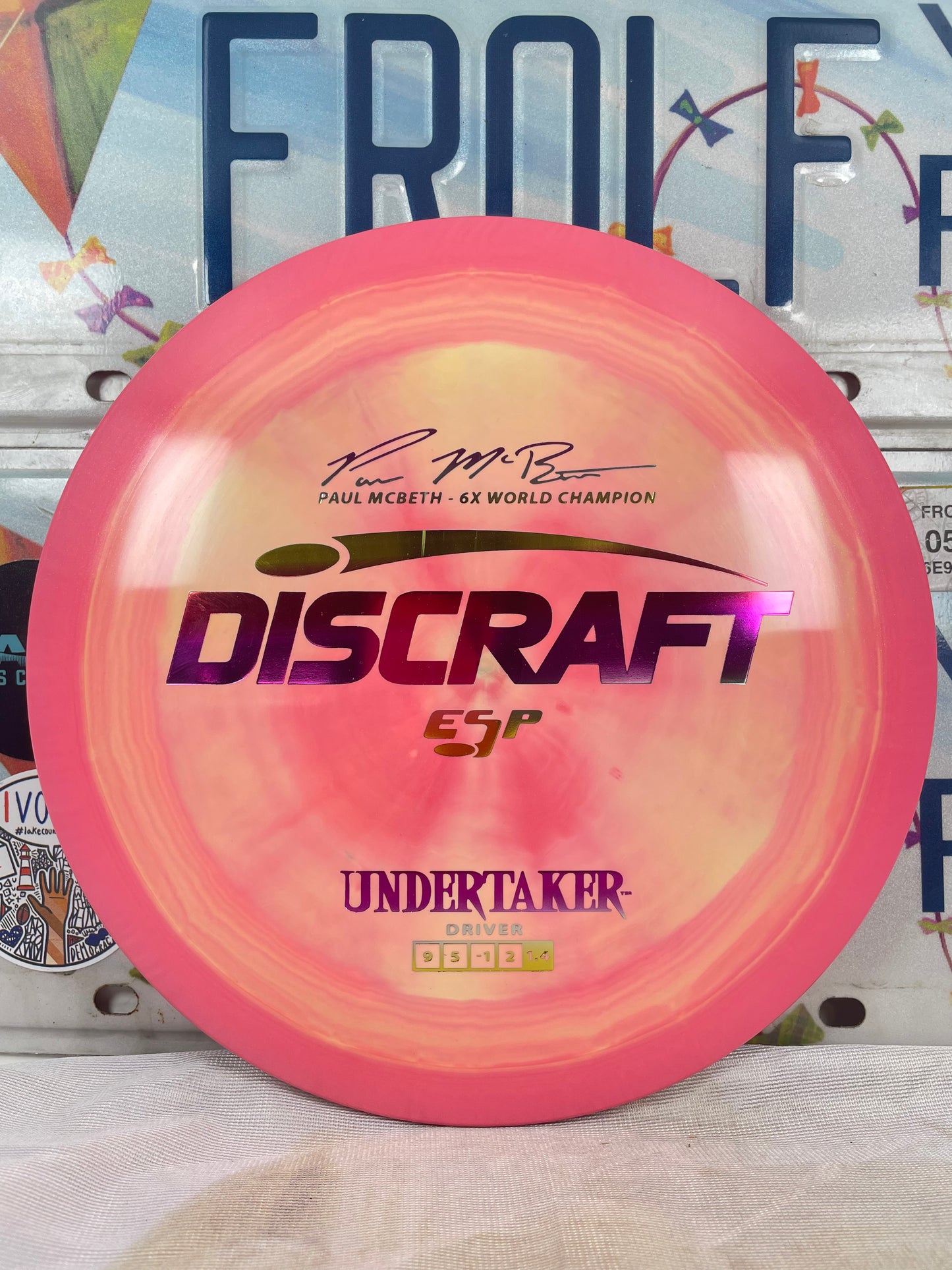 Discraft Undertaker ESP Pink 171g Distance Driver