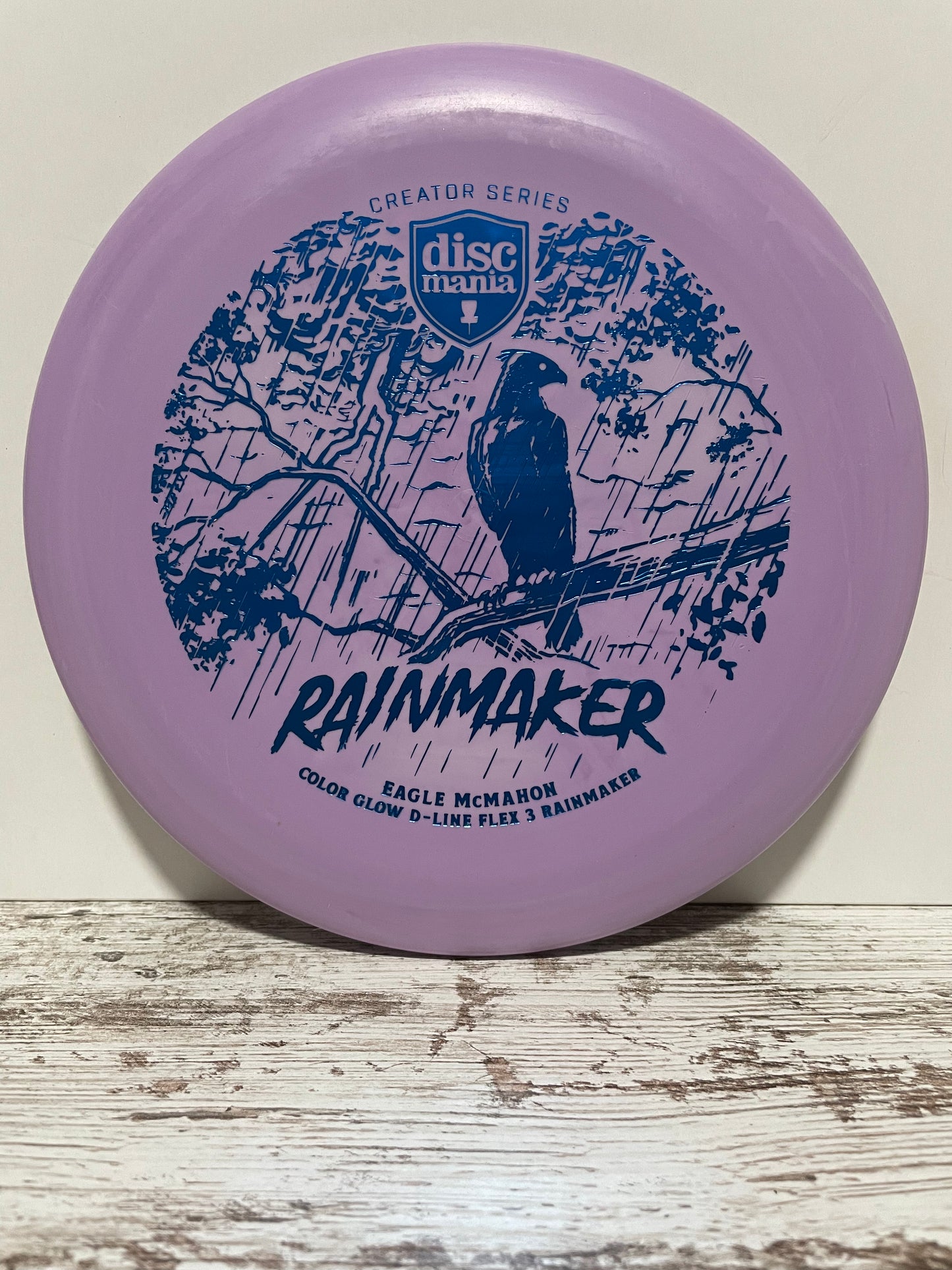 Discmania Rainmaker Color Glow D-Line Flex 3 Putter Purple 173g