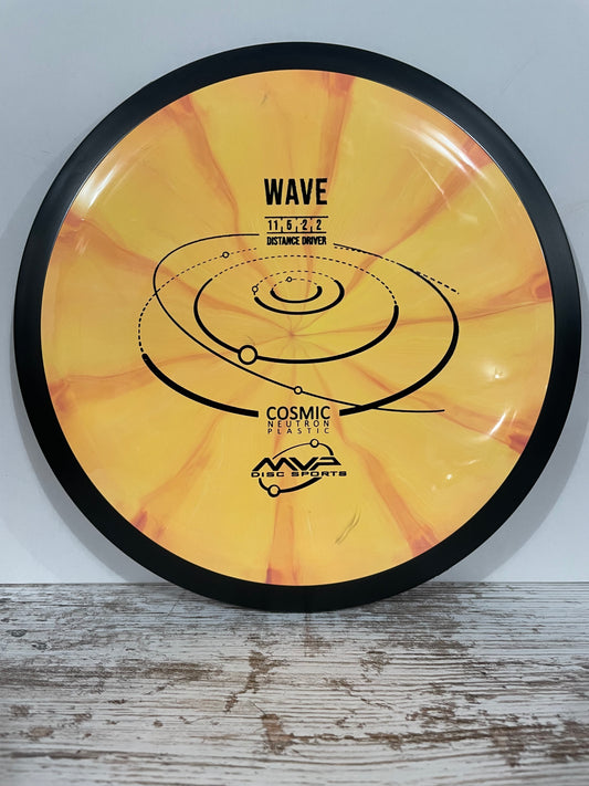 MVP Wave Cosmic Neutron Light Orange-Pink Swirl 160g Distance Driver