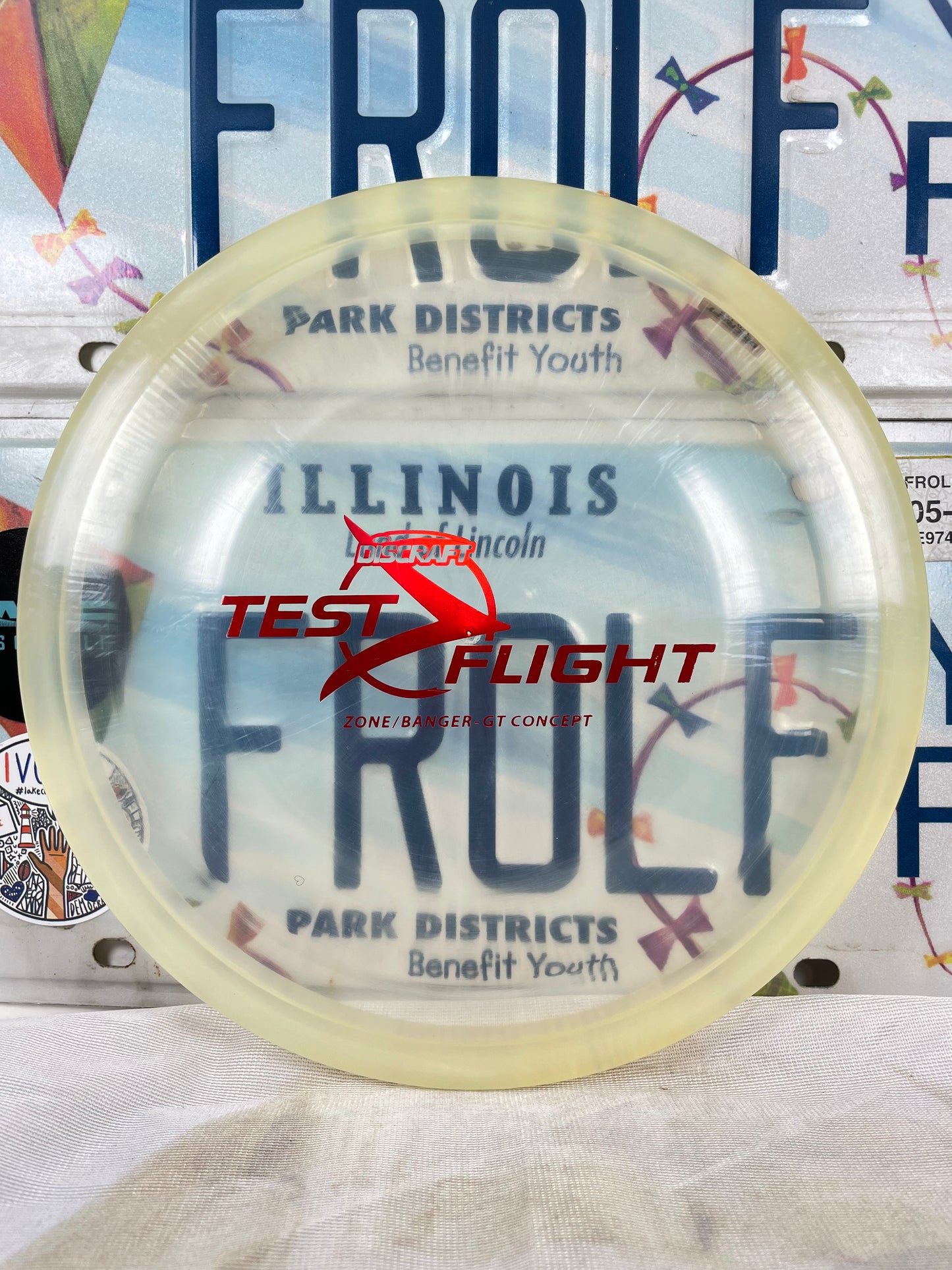 Discraft Zone GT Z Line Clear 174g #2 Banger Top Test Flight Putter