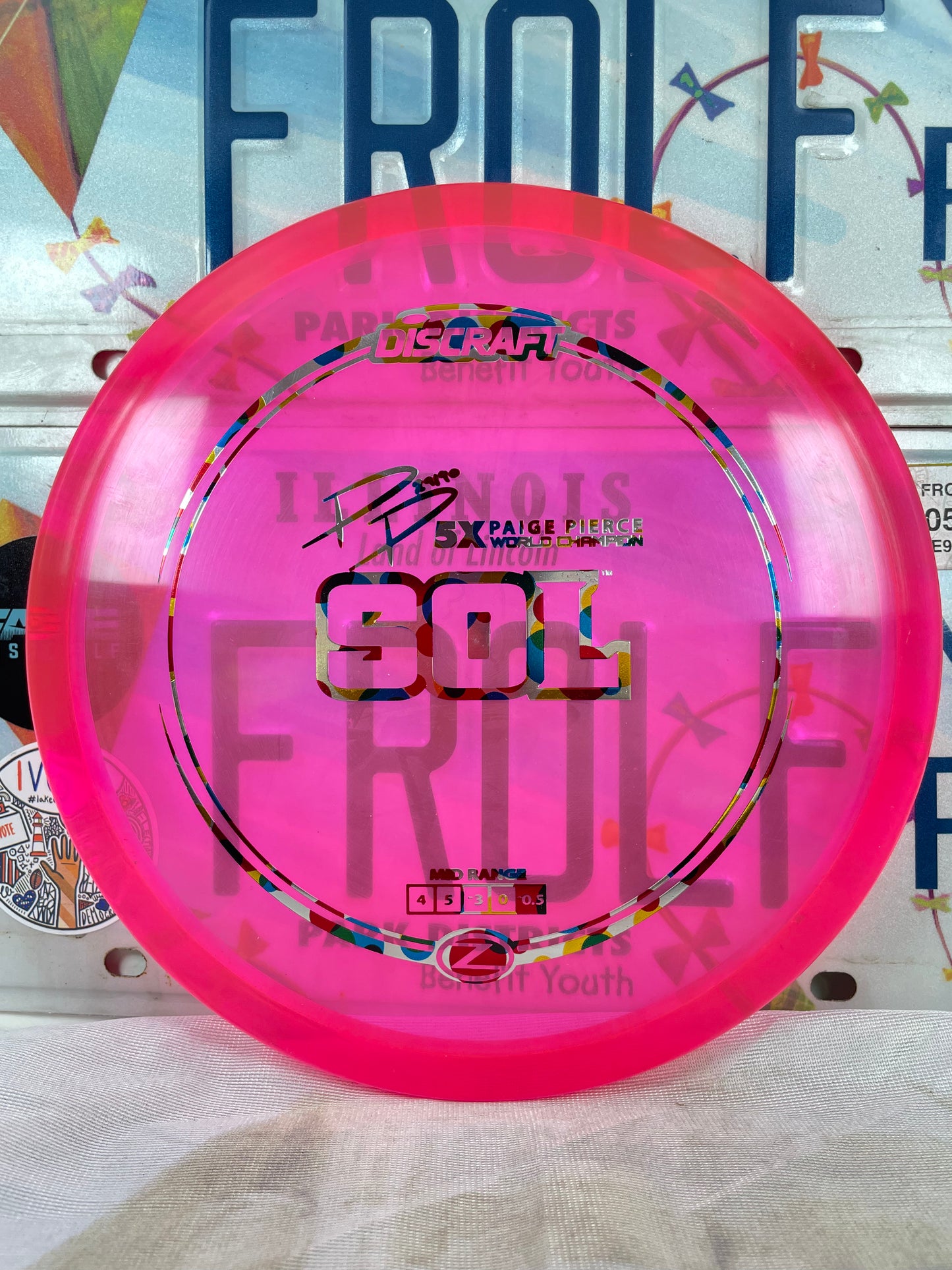 Discraft Sol Z Line Pink 166g Midrange