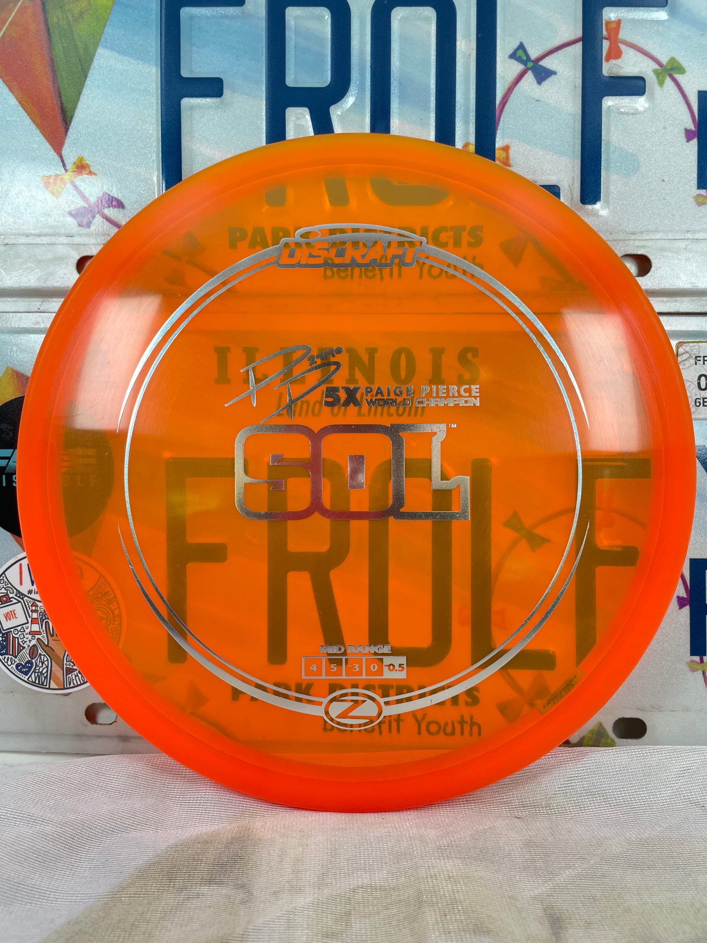 Discraft Sol Z Line Orange 175g Midrange