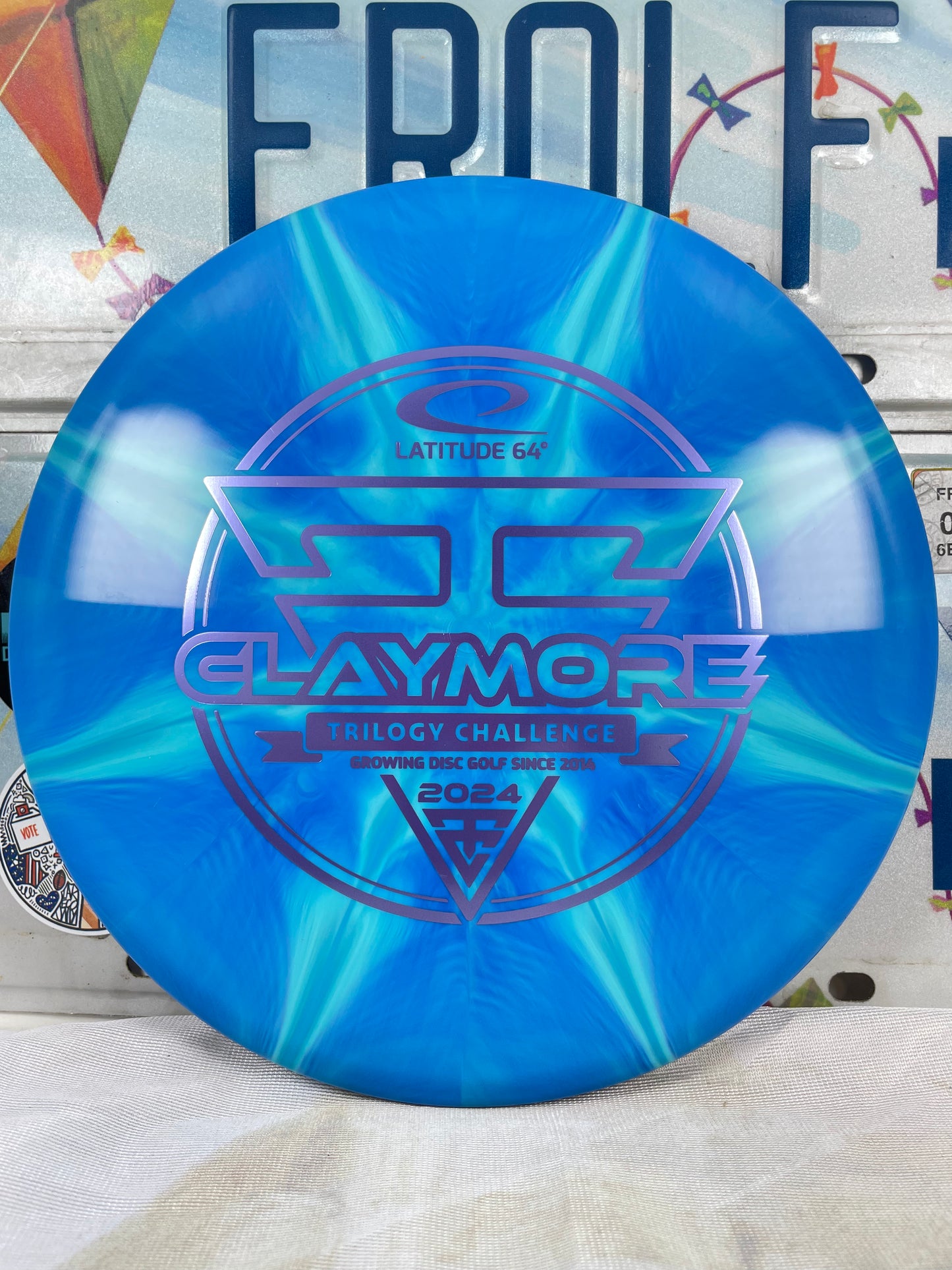 Latitude 64 Claymore Gold Ice Burst Blue 176g Midrange