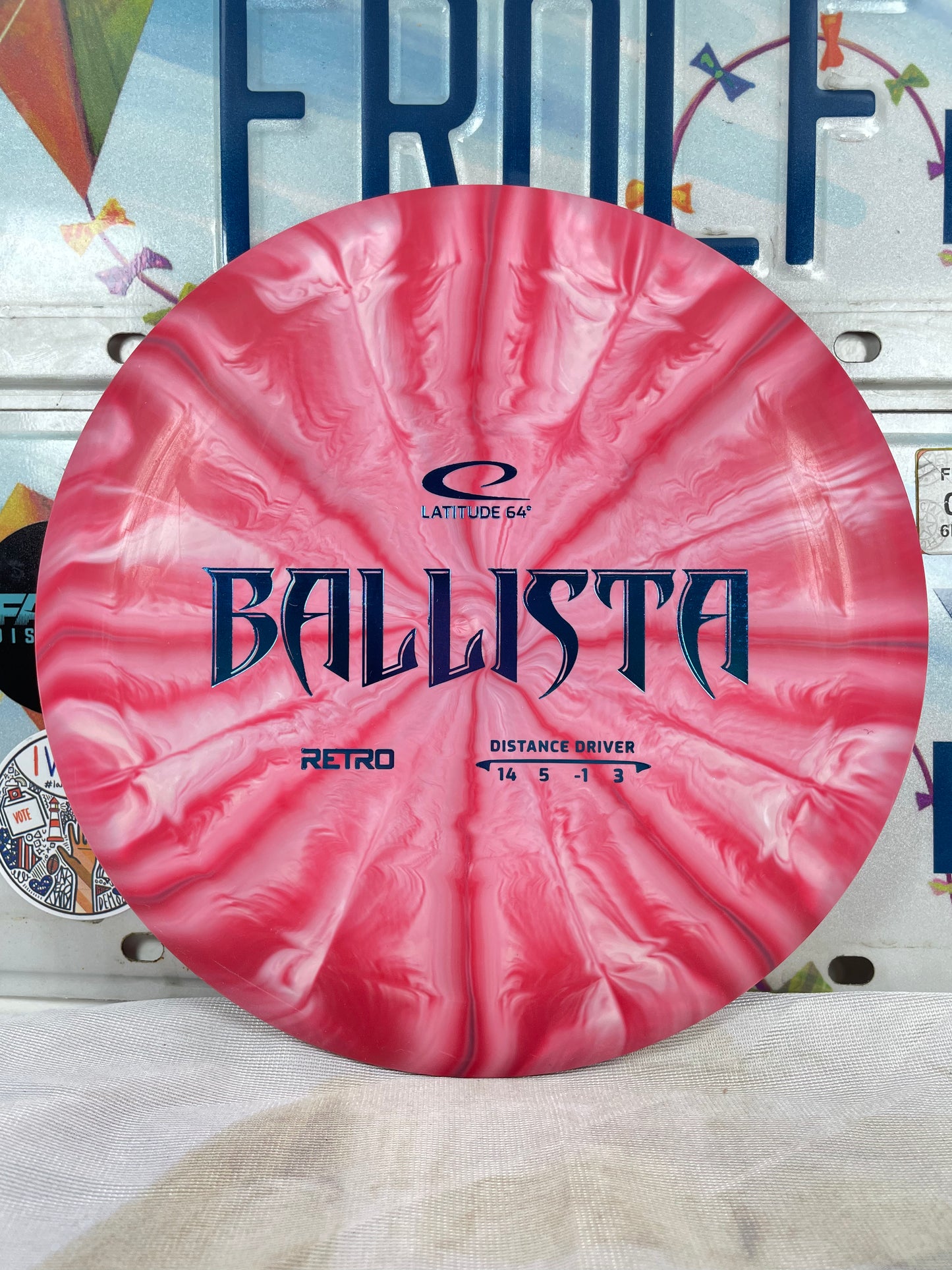 Latitude 64 Ballista Retro Burst Red 173g Distance Driver