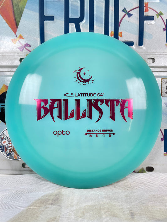Latitude 64 Ballista Opto Moonshine Glow Blue 173g Distance Driver