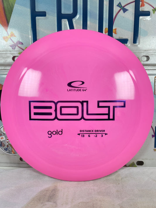 Latitude 64 Bolt Gold Pink 170g Distance Driver