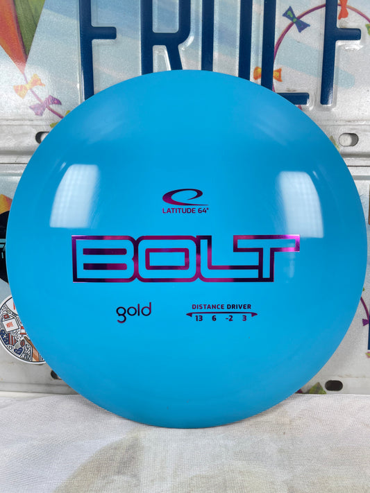 Latitude 64 Bolt Gold Blue 175g Distance Driver