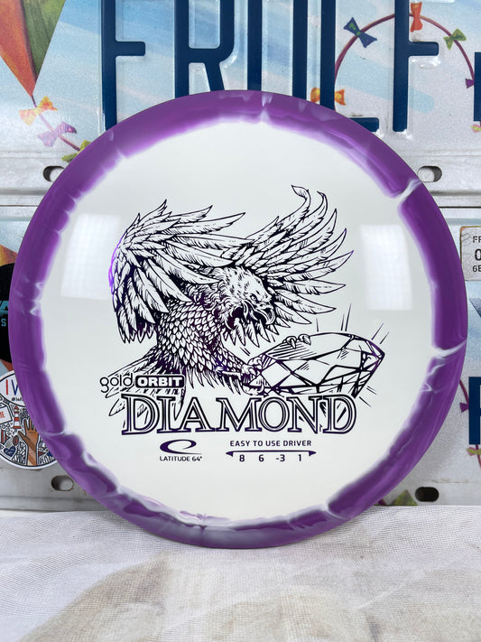 Latitude 64 Diamond Gold Orbit Purple 158g Fairway Driver