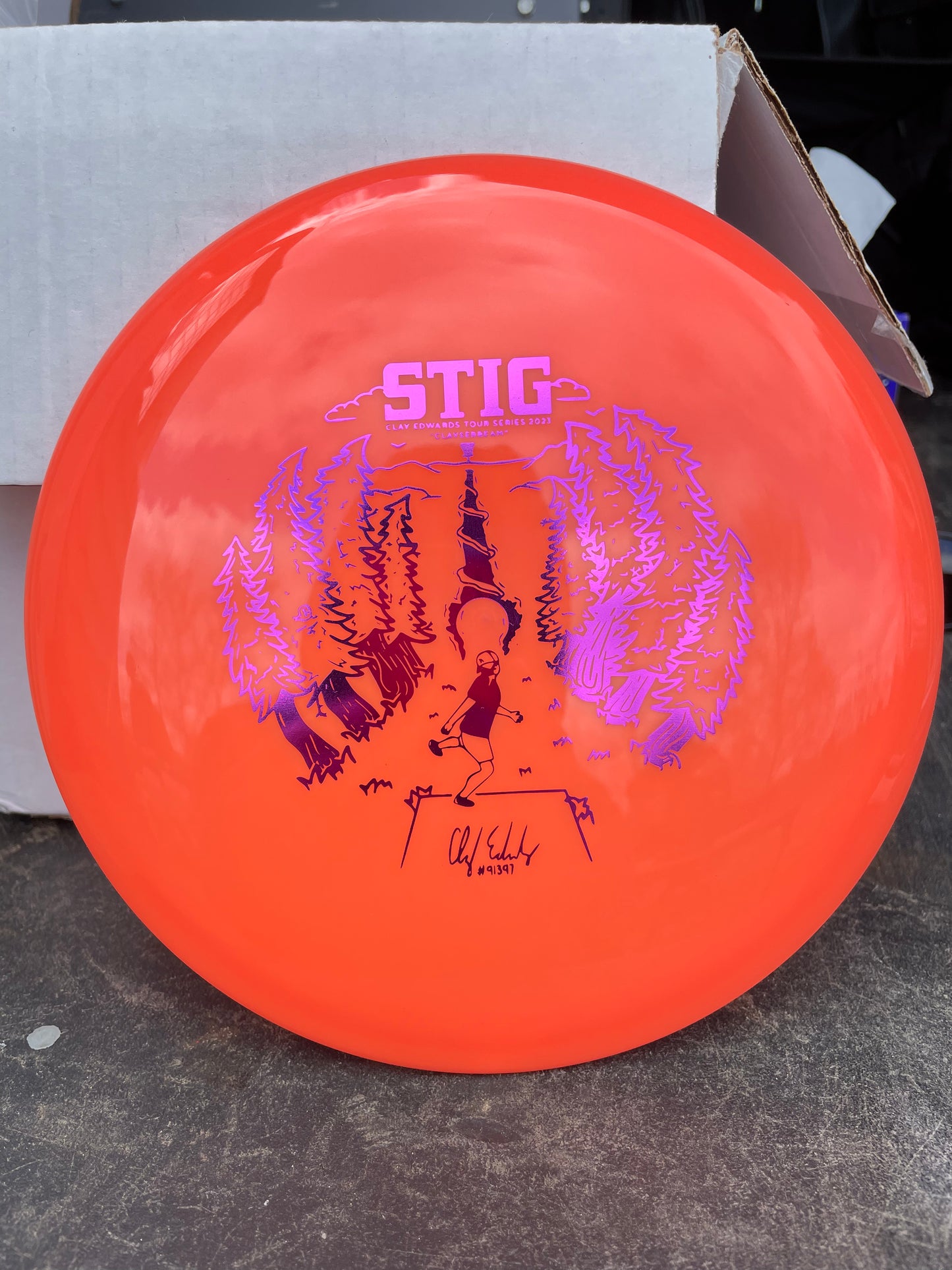 Kastaplast Stig K1 Hard Orange 175g Tour Series 2023 Midrange