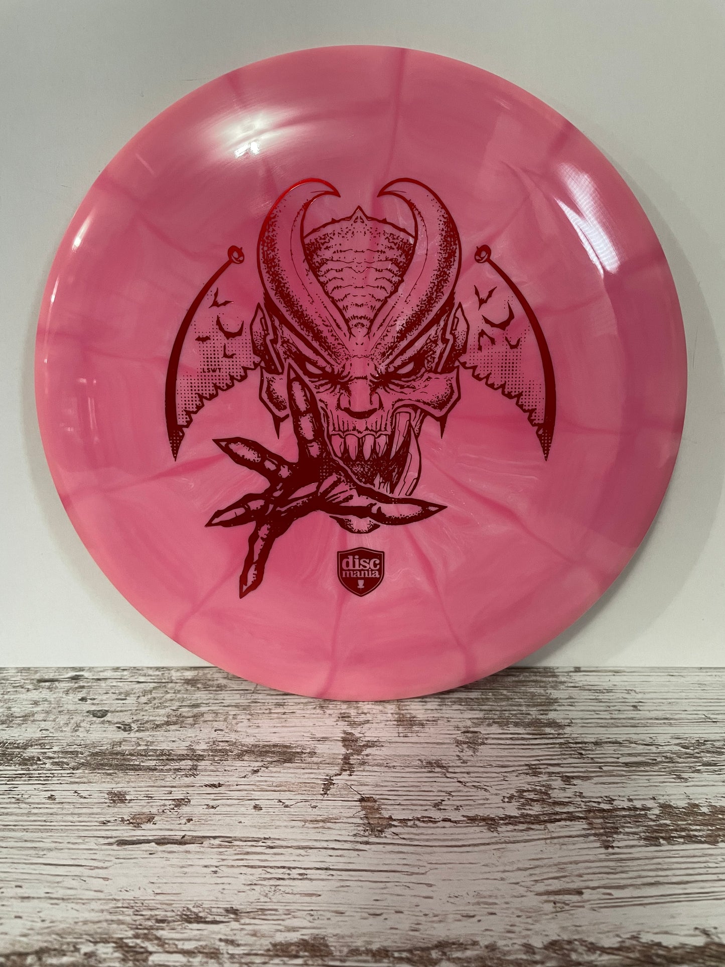 Discmania Paradigm Lux Vapor Limited Edition Les White Zombie Gremlin Distance Driver Pink 174g