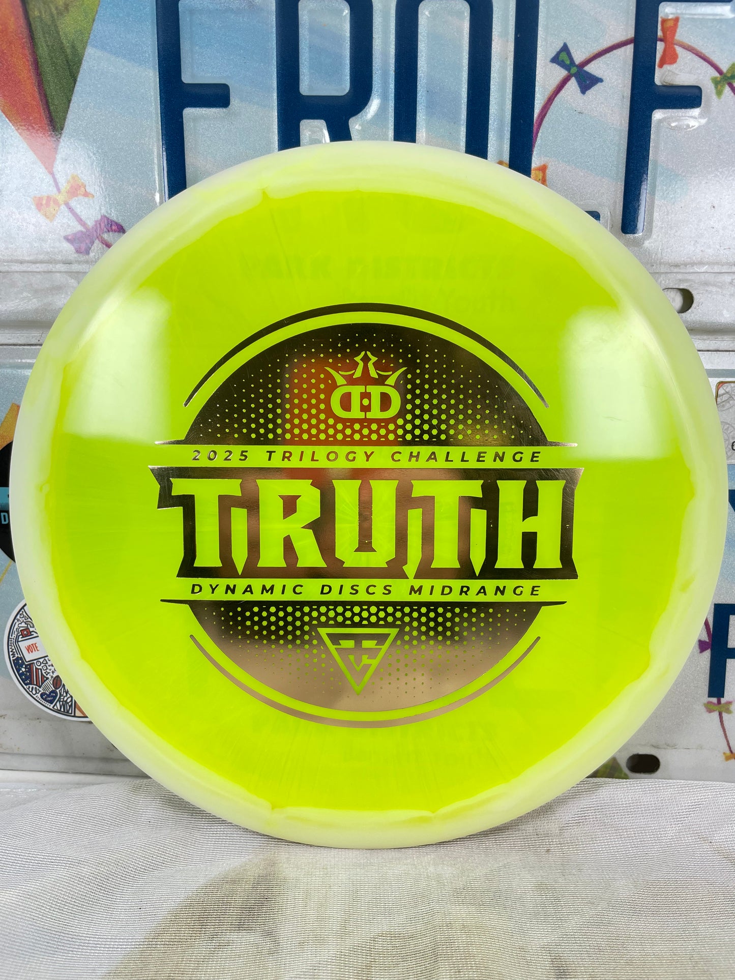 Dynamic Discs Truth Lucid Orbit Yellow 168g Midrange