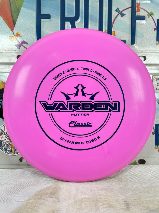 Dynamic Discs Warden Classic Pink 173g Putter