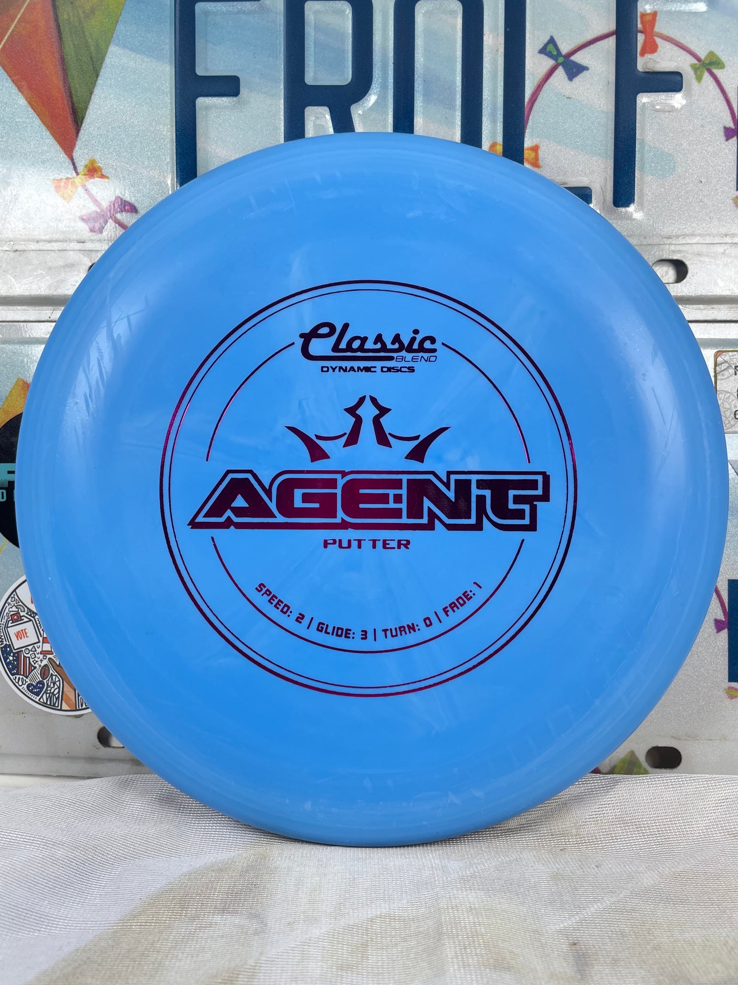 Dynamic Discs Agent Classic Blend Blue 173g Putter