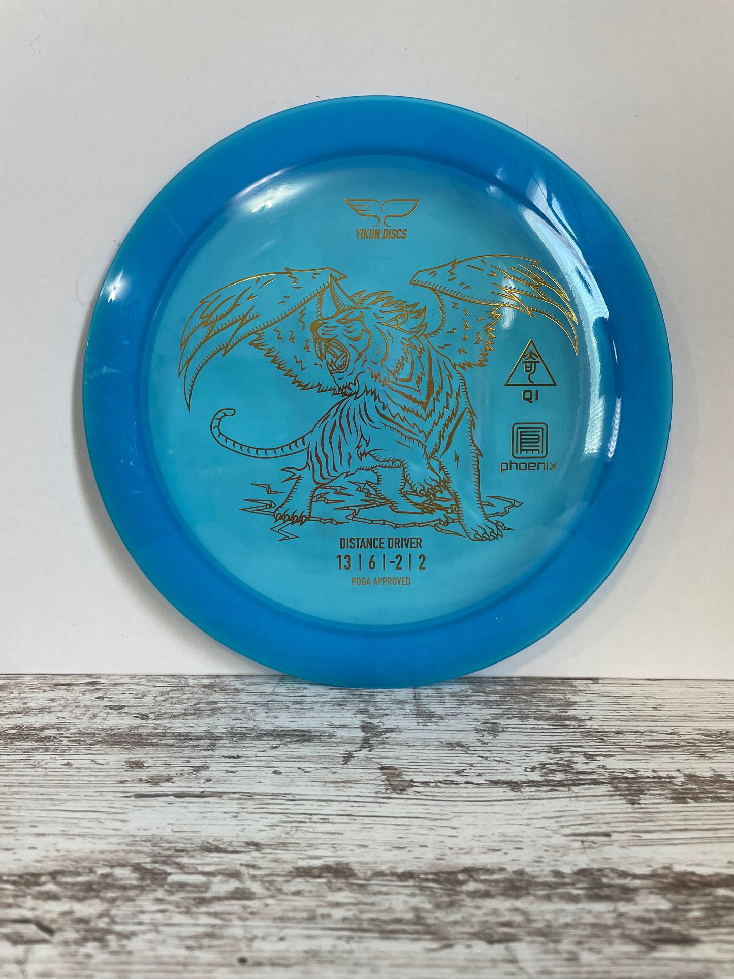 Yikun QI Phoenix Distance Driver Blue 170g