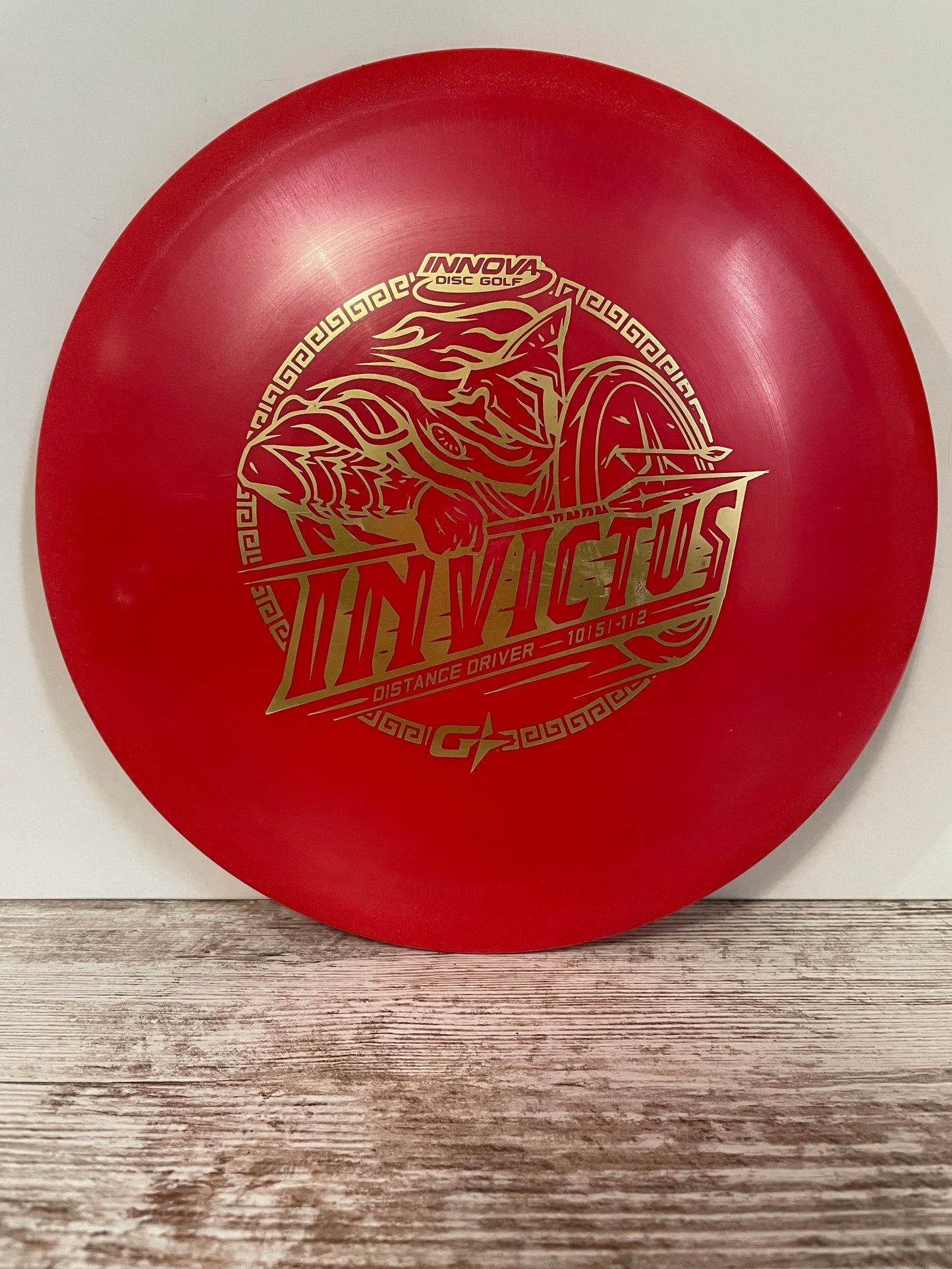 Innova Invictus GStar 174g Red w/ Gold Foil Distance Driver