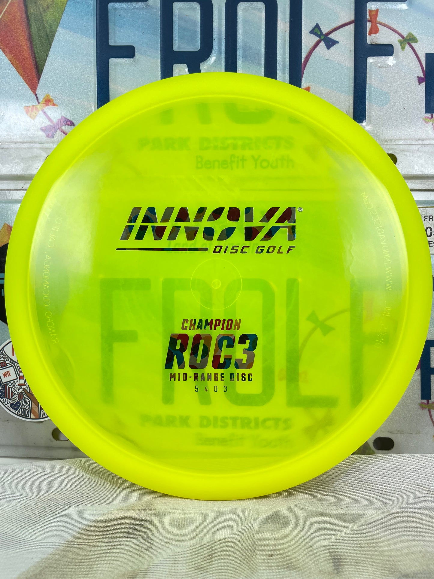 Innova Roc3 Champion Yellow 180g Midrange