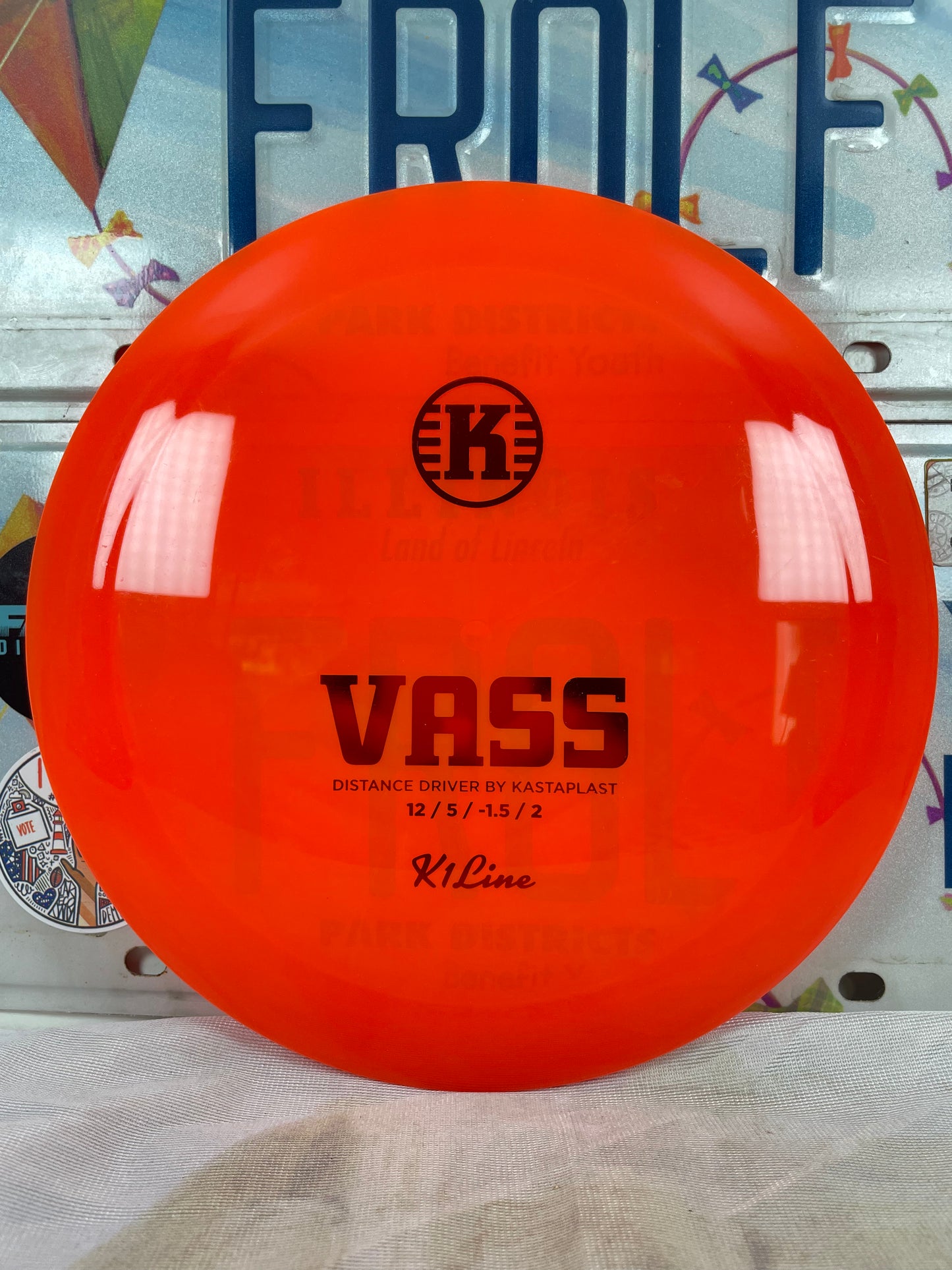 Kastaplast Vass K1 Orange 175g Distance Driver