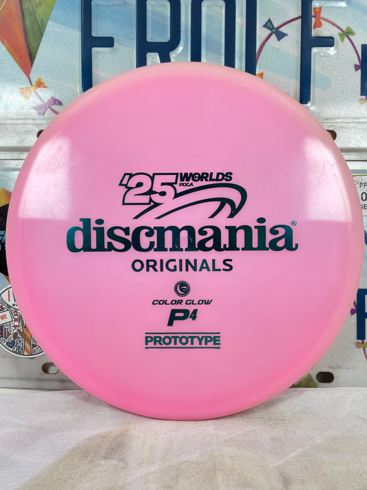 Discmania P4 C-Line Glow Pink 174g Prototype Worlds 2025 Putter