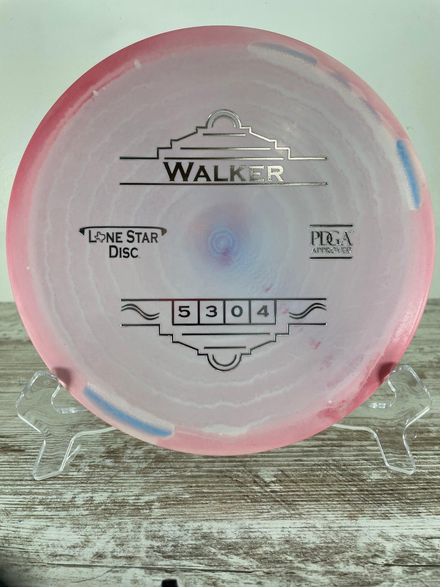 Lone Star Walker Delta 2 170g Pink-Blue Swirl Midrange