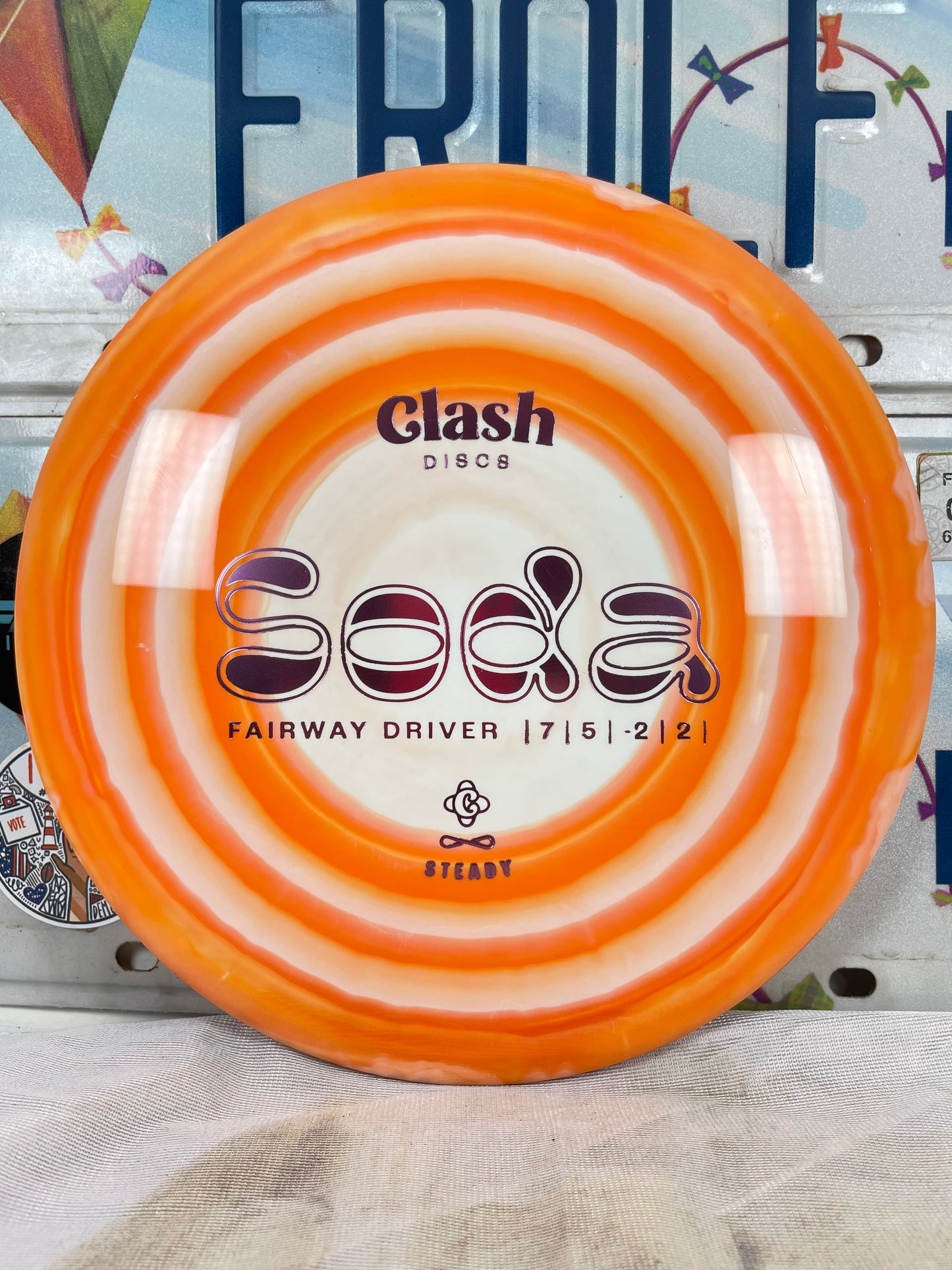 Clash Soda Steady Ring Orange 172g Fairway Driver