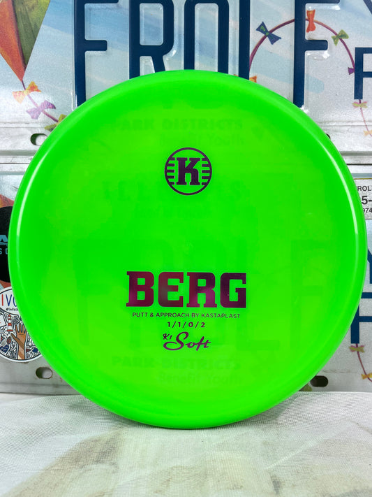 Kastaplast Berg K1 Soft Green 173g Putter