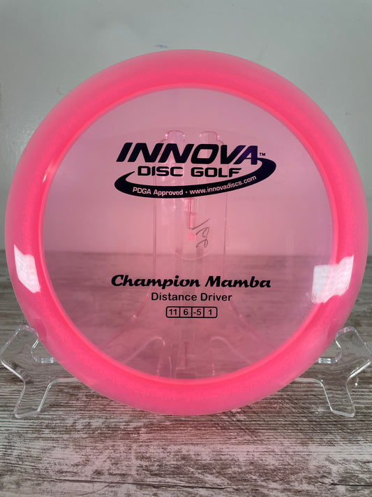 Innova Mamba Champion 166g Pink w/ Purple Foil Distance Driver