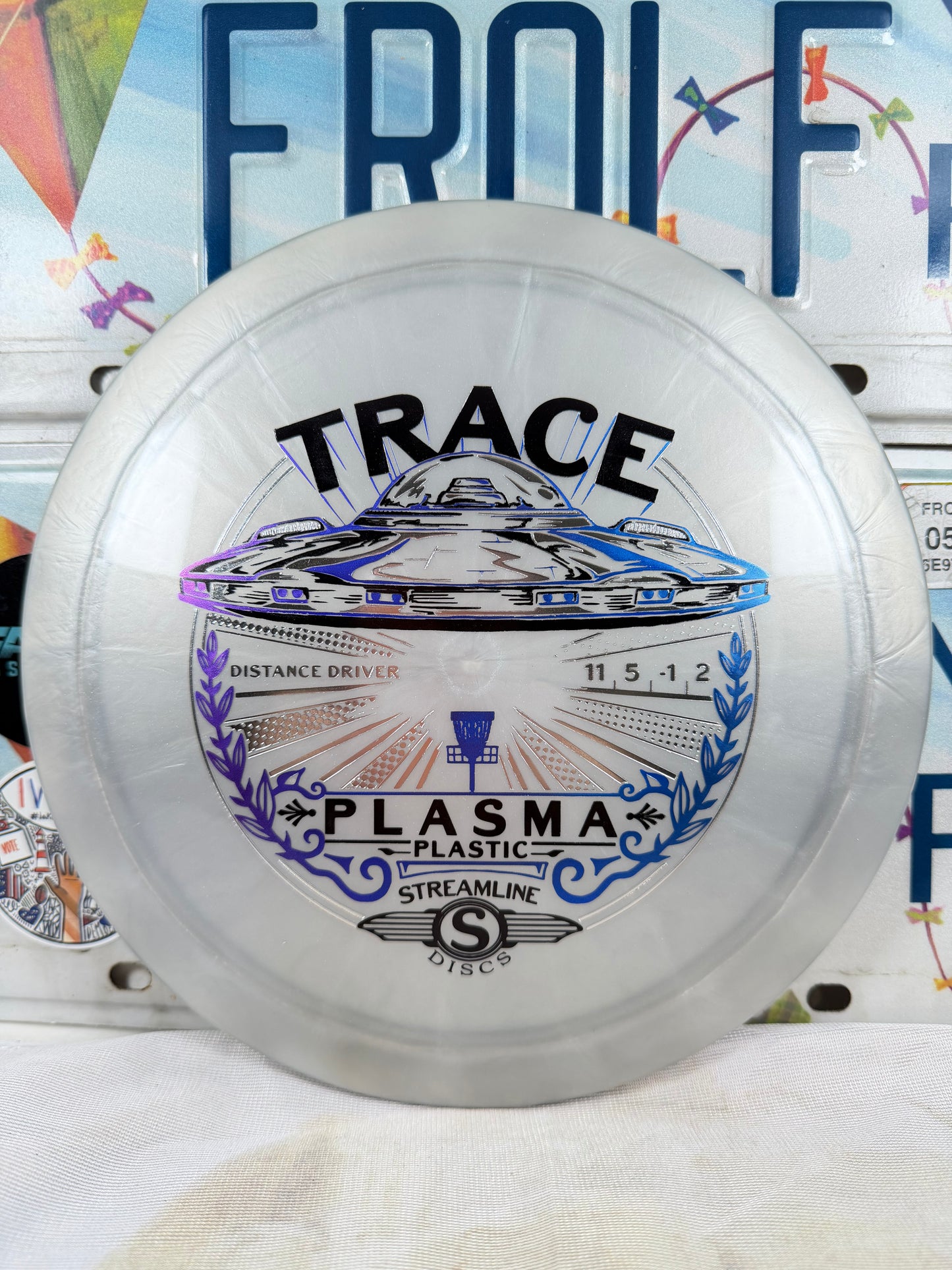 Streamline Trace Plasma Silver 175g Distance Driver