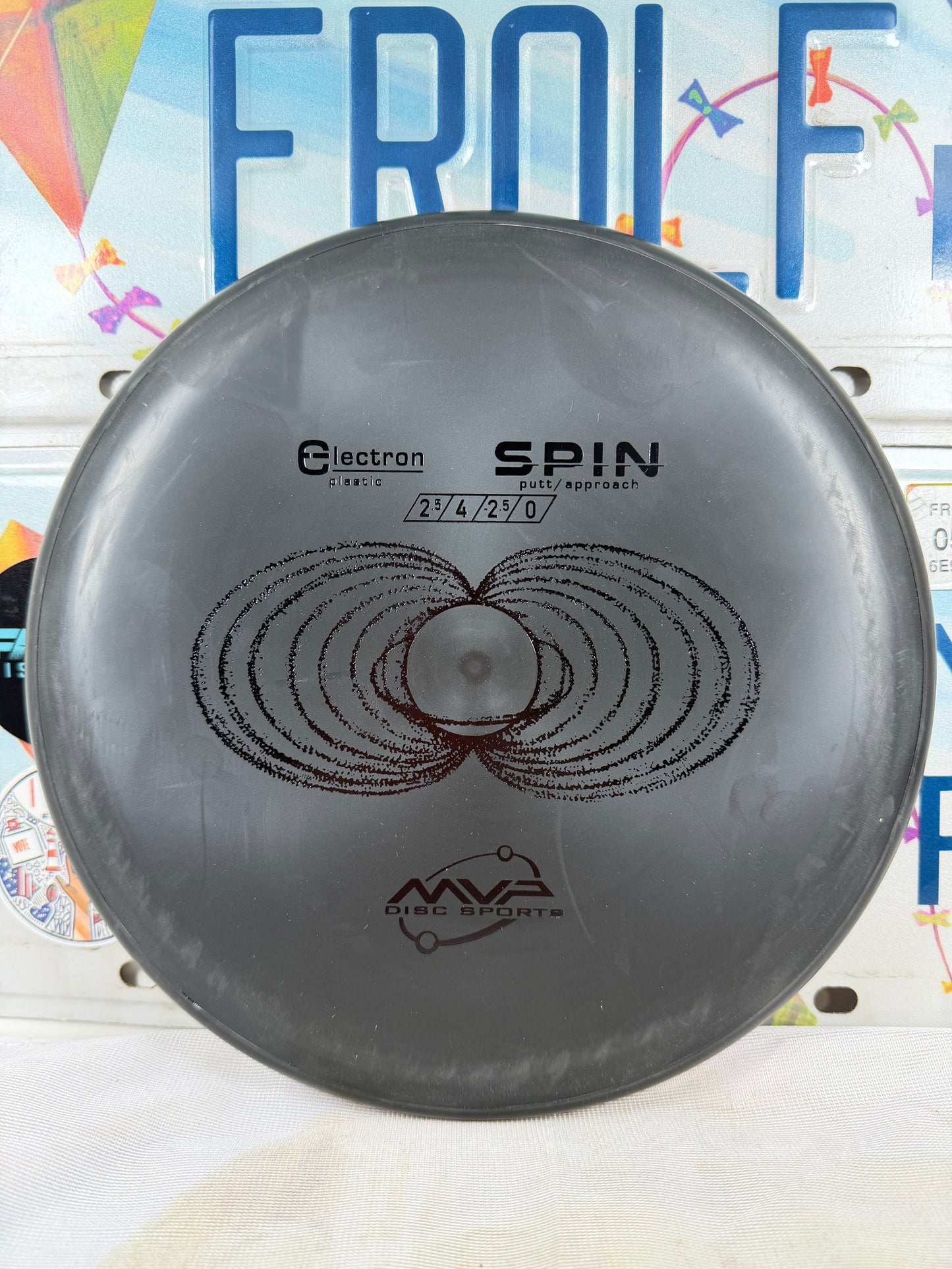 MVP Spin Electron Black 169g Putter