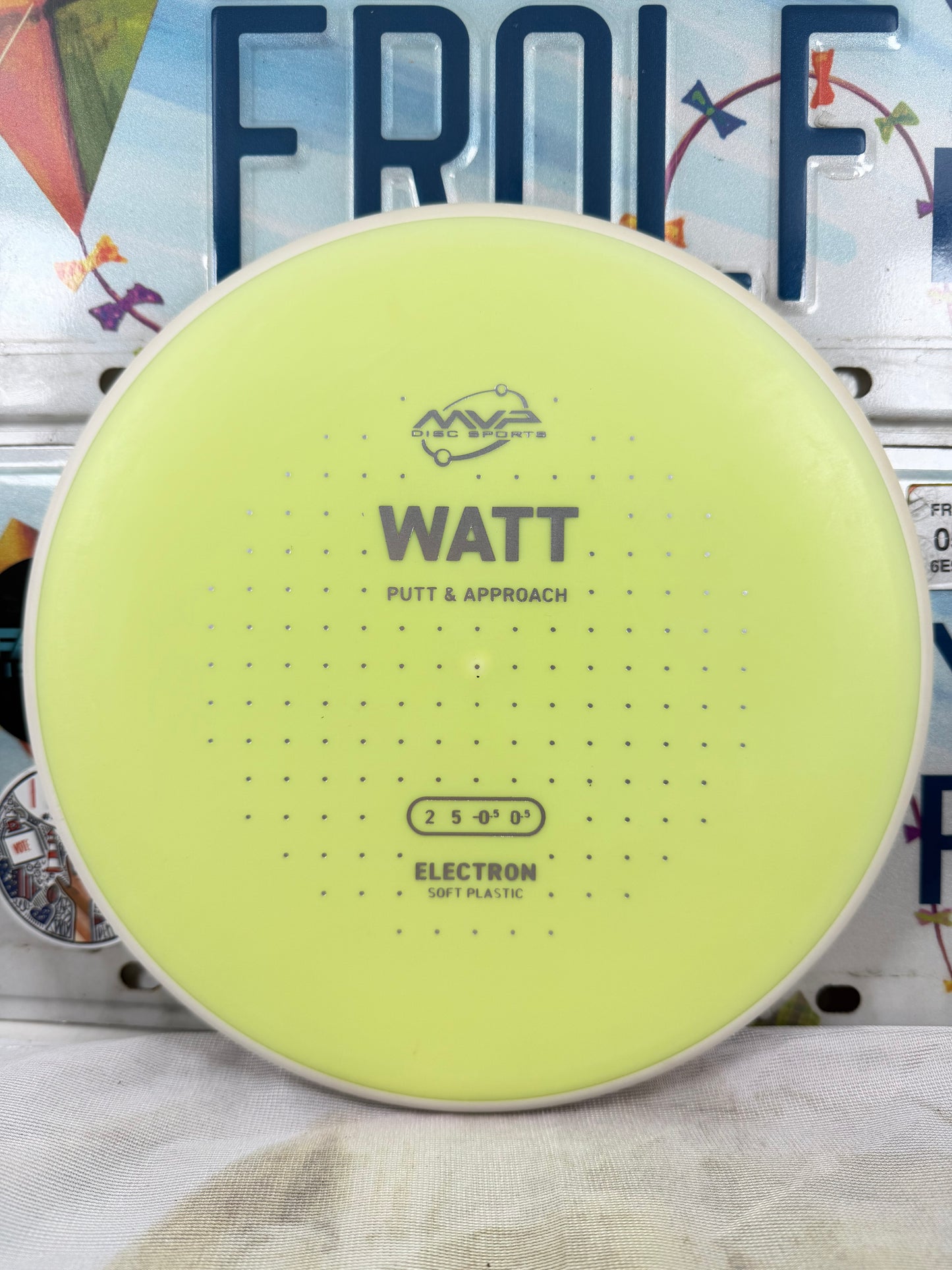 MVP Watt Electron Soft Yellow 171g Putter