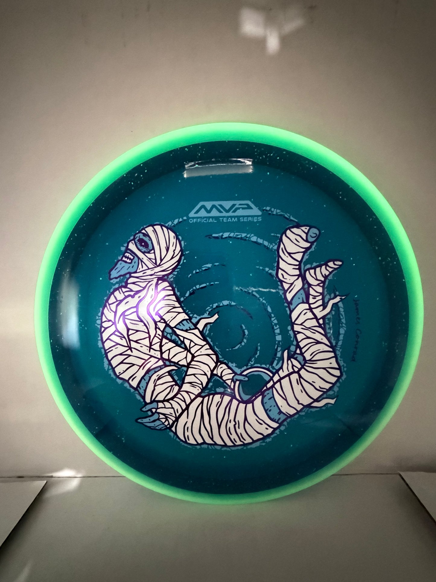 MVP Trail Eclipse Rim Particle Proton Blue 170g Distance Driver