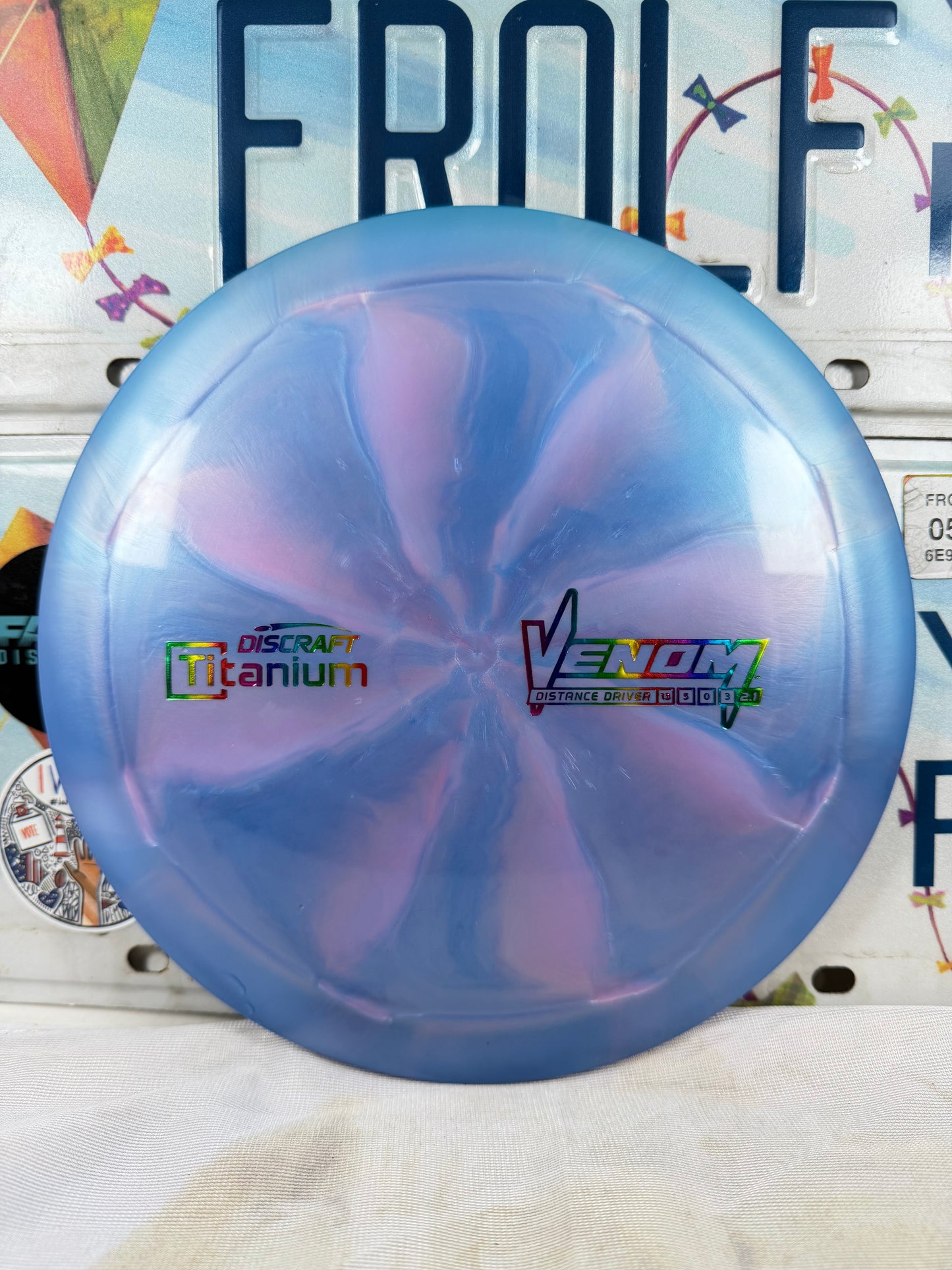 Discraft Venom Titanium Blue 173g Distance Driver